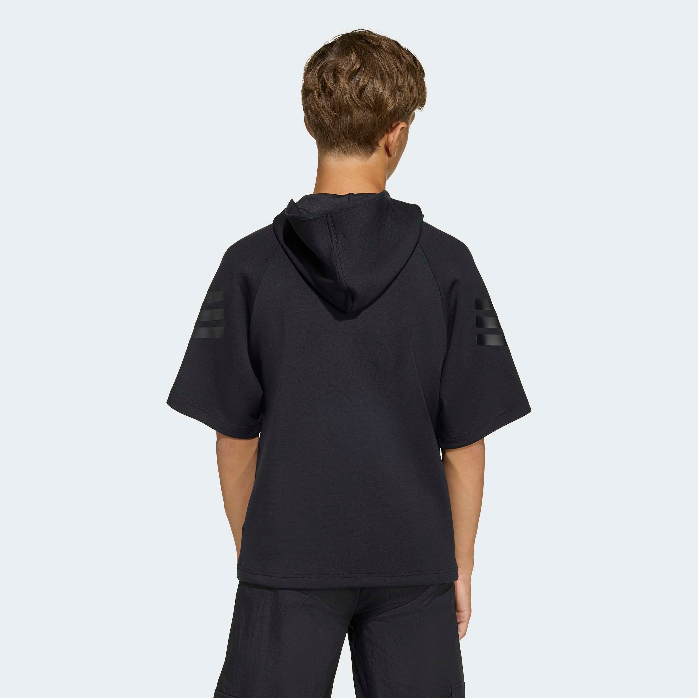 adidas Sportswear Sweat à capuche »FUTURE ICONS 3-STREIFEN KURZARM-HOODIE«
