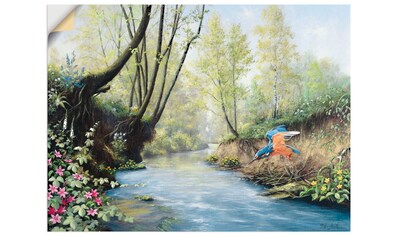 Artland Wandbild »Dichte der Natur«, Blumenwiese, (1 St.), als Leinwandbild,  Wandaufkleber oder Poster in versch. Grössen acheter confortablement