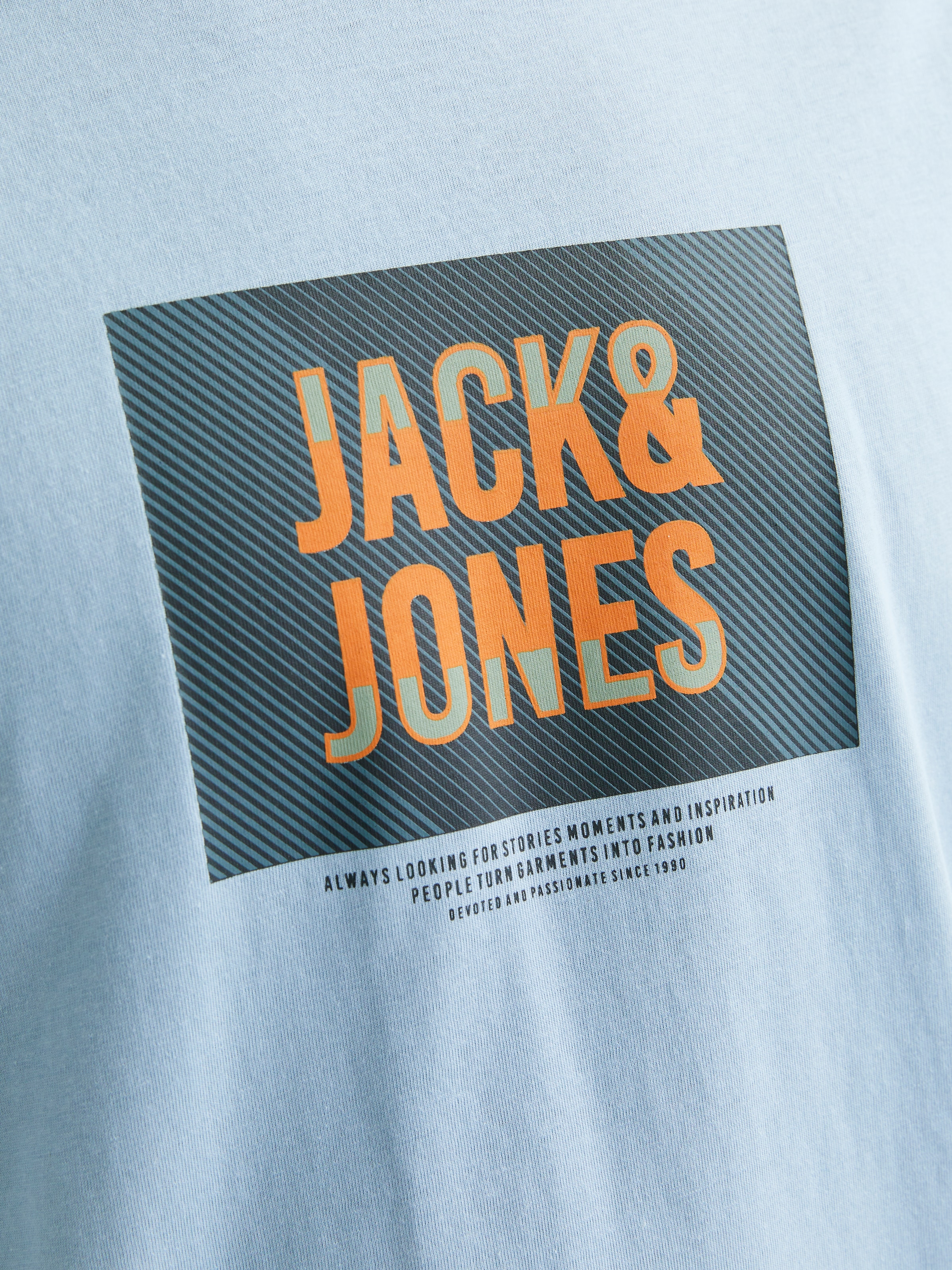 Jack & Jones Print-Shirt »JJHUDSON – Print-Shirt mit Rundhals und Loose Fit«, bedruckt, modisch, loose fit, Jersey