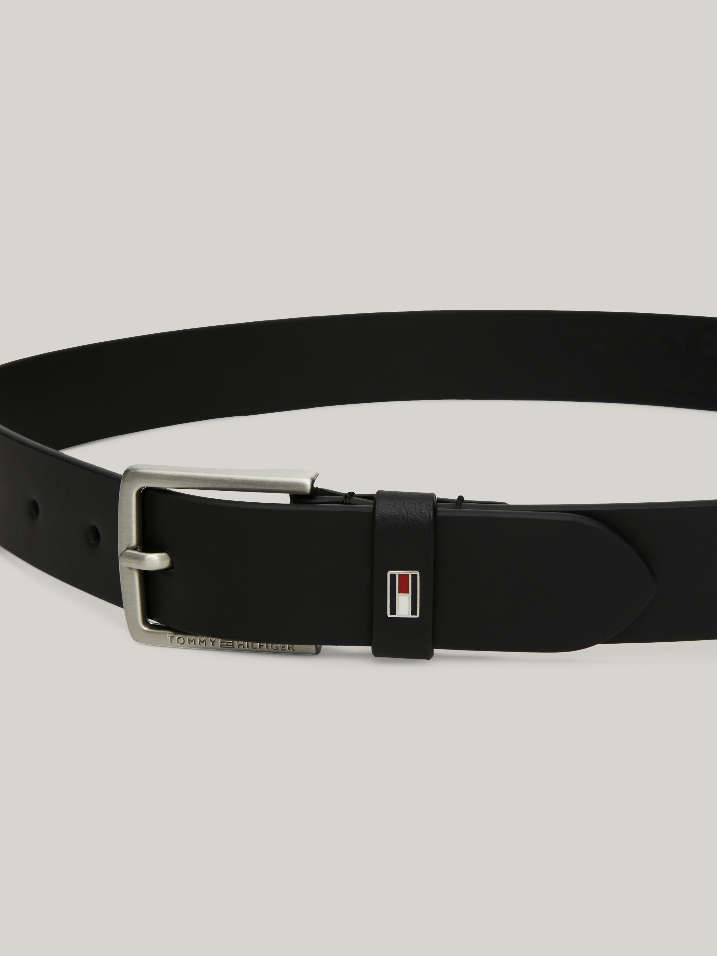 Tommy Hilfiger Ledergürtel »Kids Leather Belt«, mit klassischer Metallschnalle