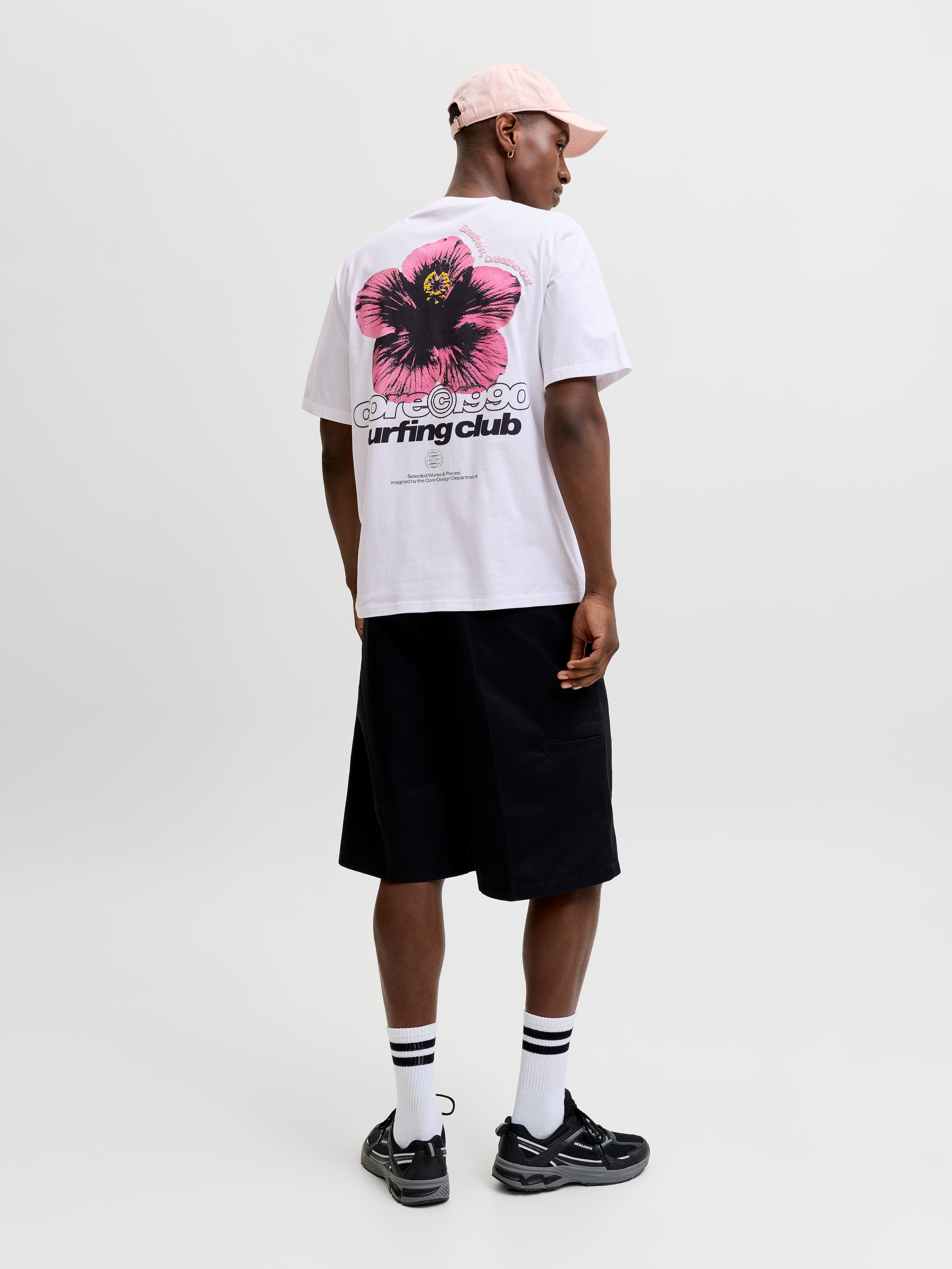 Jack & Jones T-shirt »JCOMARINA BACK PRINT TEE SS CREW NECK« avec impression