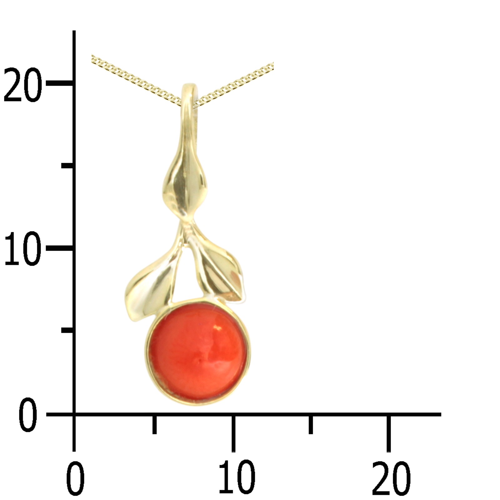 OSTSEE-SCHMUCK Kette mit Anhänger »Ostsee-Schmuck Kette mit Anhänger Blüte Kette mit Anhänger Blüte«