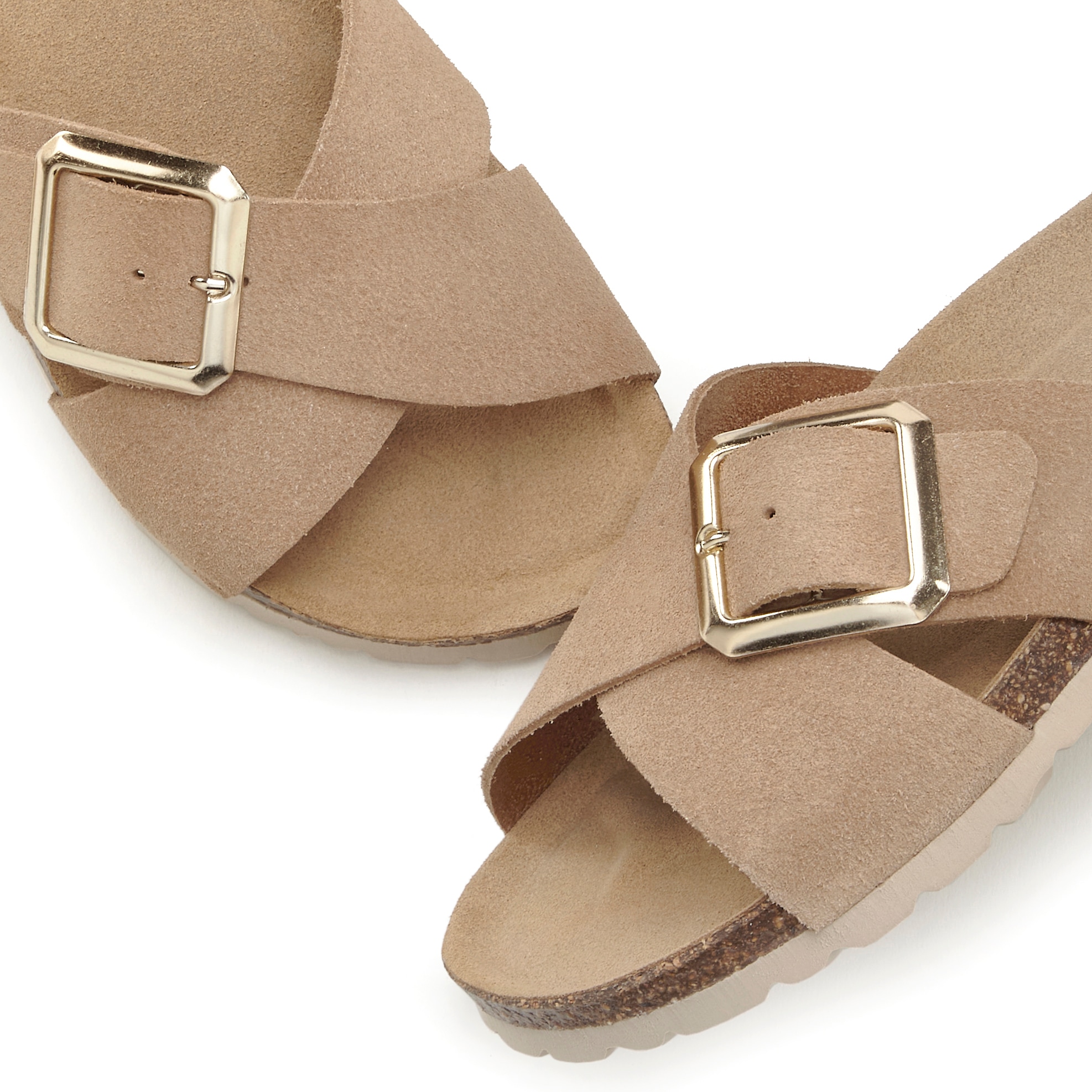 Elbsand Pantolette »Mule, Sandale, offener Schuh,«, aus hochwertigem Leder mit weichem Komfortkorkfussbett