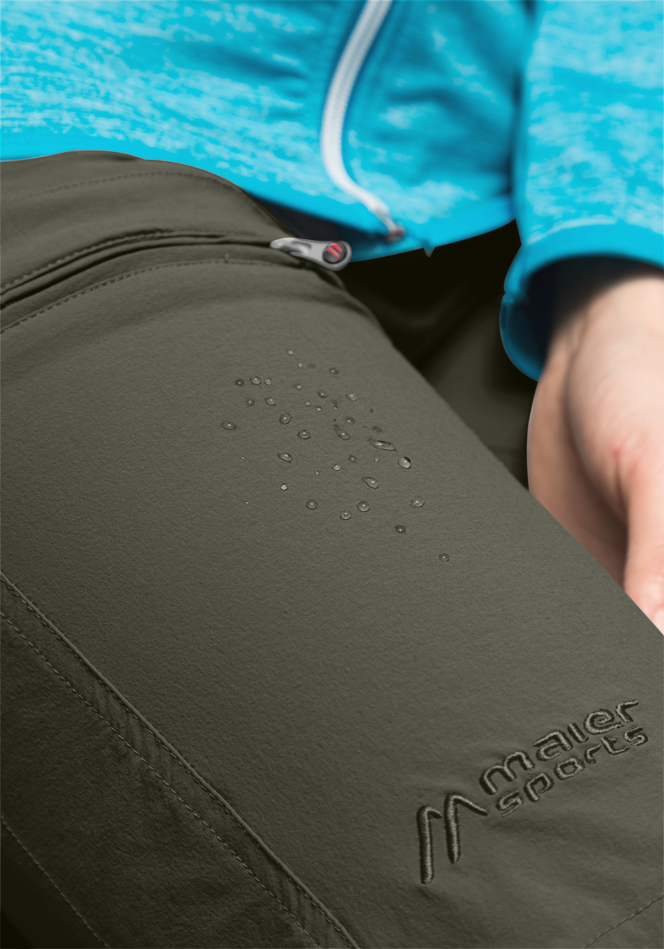 Maier Sports Funktionshose »Lulaka«  Damen Wanderhose, atmungsaktive Outdoor-Hose mit Roll up Funktion