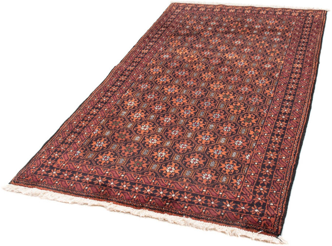 Image of morgenland Hochflor-Läufer »Belutsch Stark Gemustert Ruggine 183 x 101 cm«, rechteckig, 0,8 mm Höhe, Handgeknüpft bei Ackermann Versand Schweiz