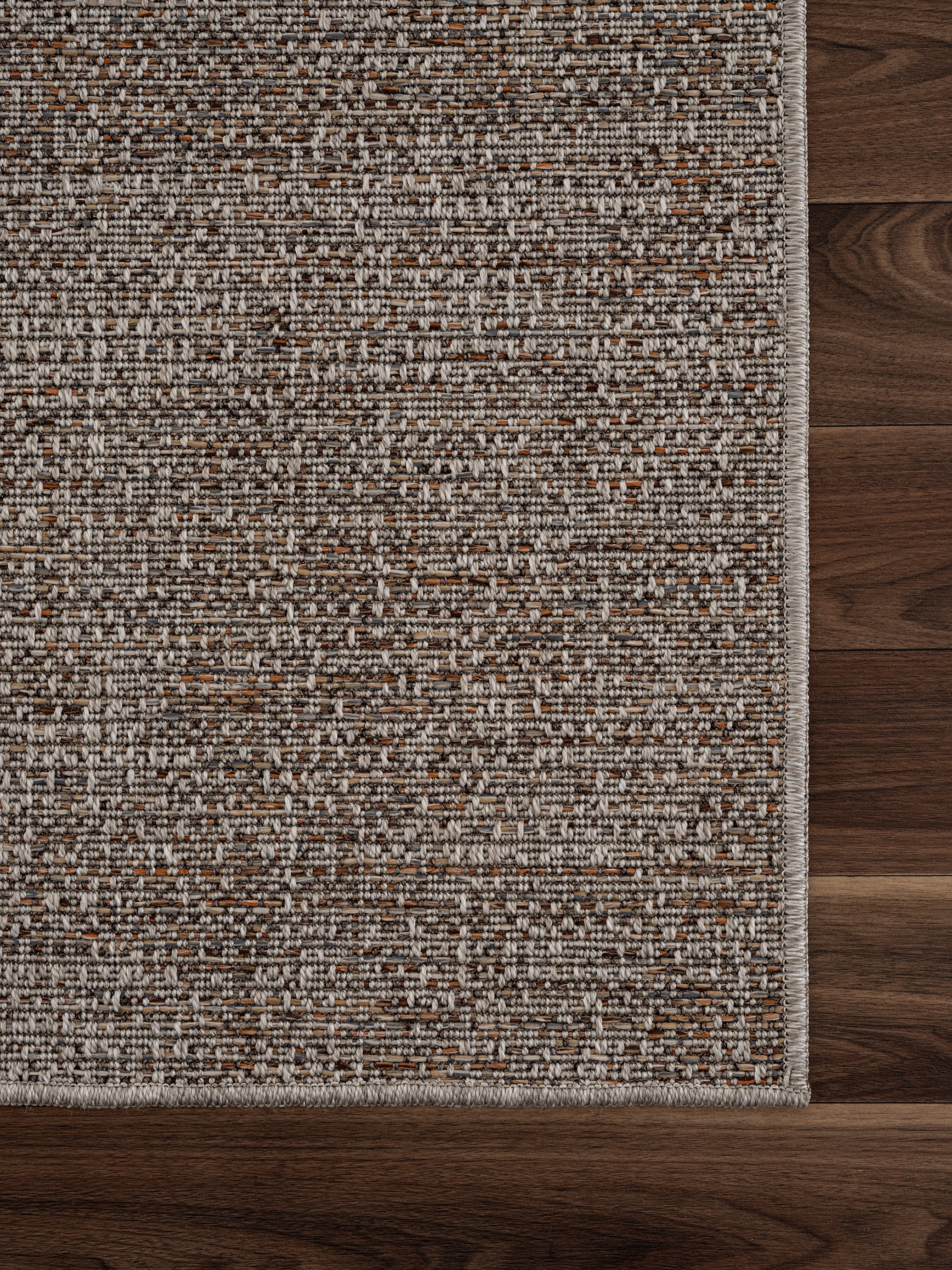 GOODproduct Teppich »Lennor, In- und Outdoor geeignet, Balkon, Camping« rechteckig 8 mm Höhe Wetterfest & UV-beständig, meliert, Sisal-Optik, Esszimmer, Wohnzimmer