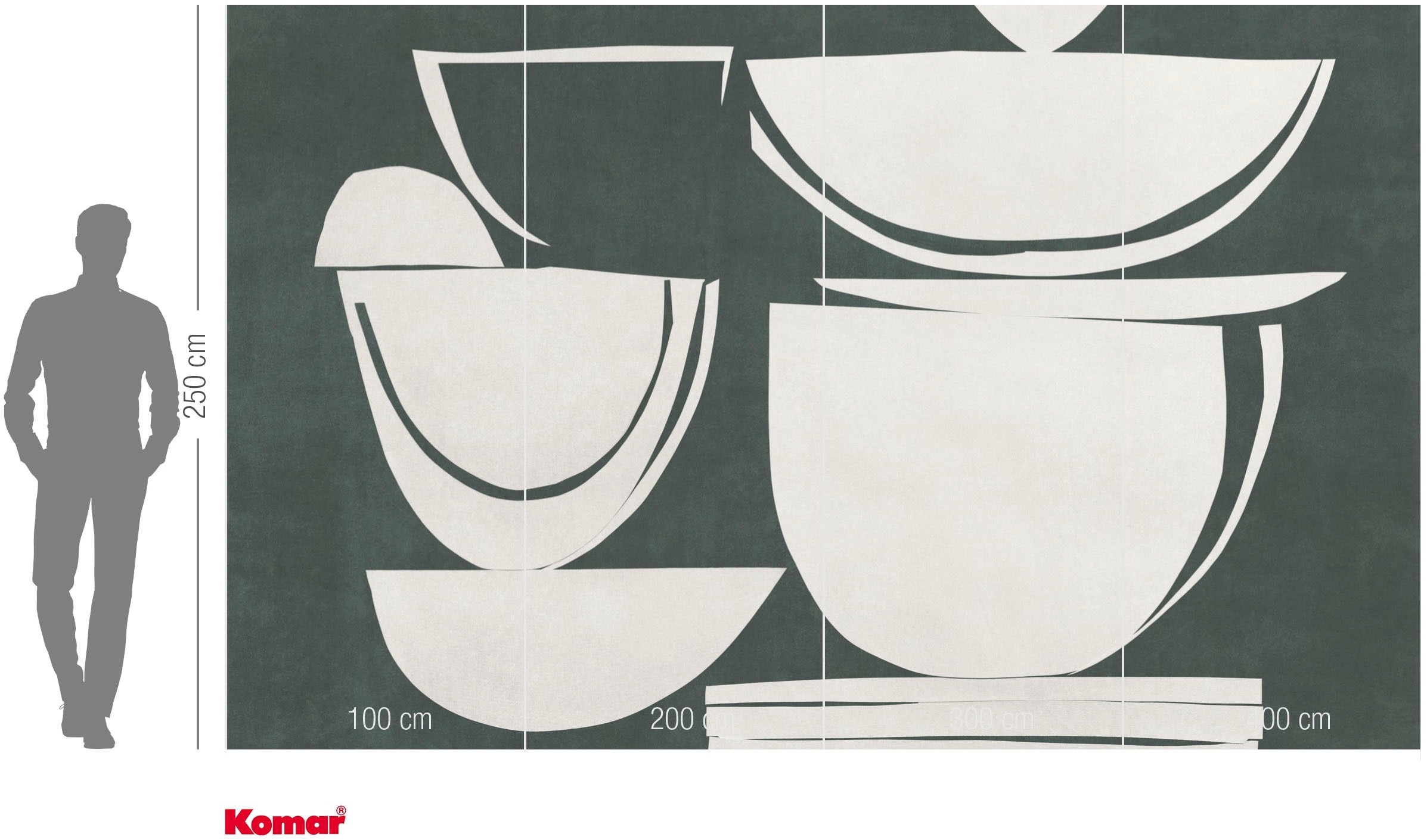 Komar Fototapete »Vlies Fototapete - Pottery - Grösse 400 x 250 cm« Motiv | bedruckt glatt