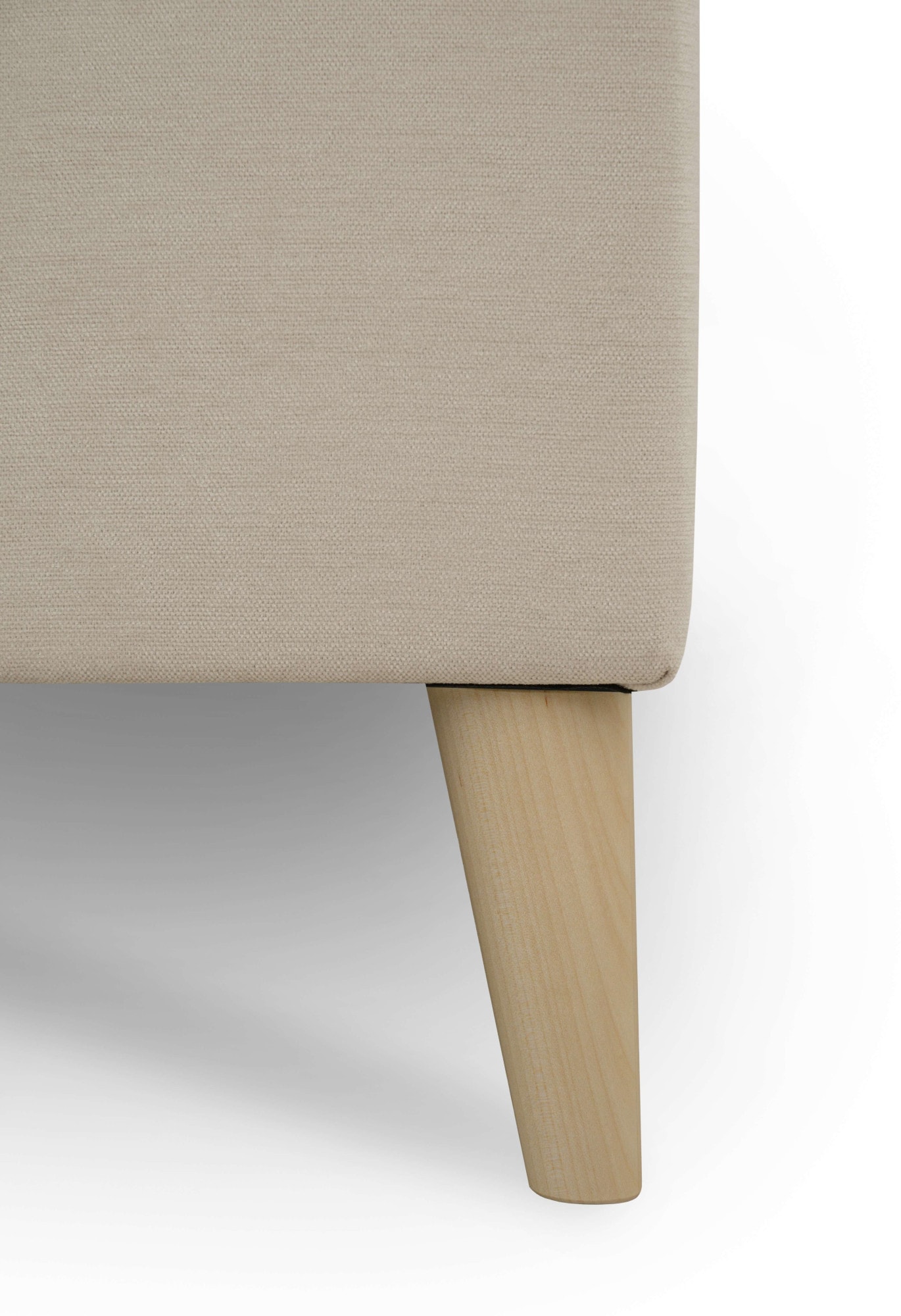 GOODproduct Polsterhocker »Oland Skandi« passend zur Serie Oland Skandi, Skandi-Design, Massivholzfüsse