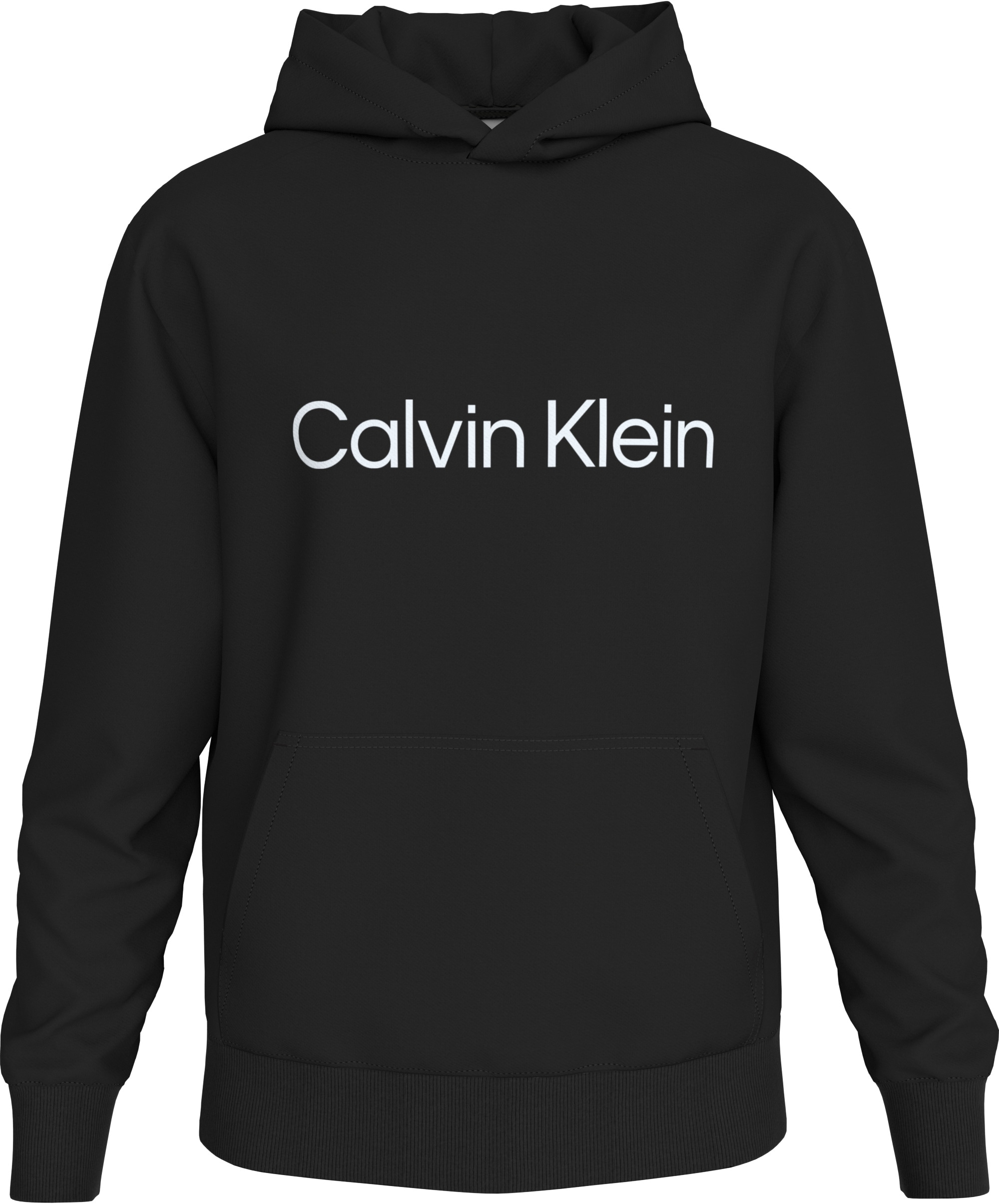 Calvin Klein Sweat à capuche »LS EU STANDARD LOGO 350TERRY PO«, Mit Rundhalsausschnitt, regular fit
