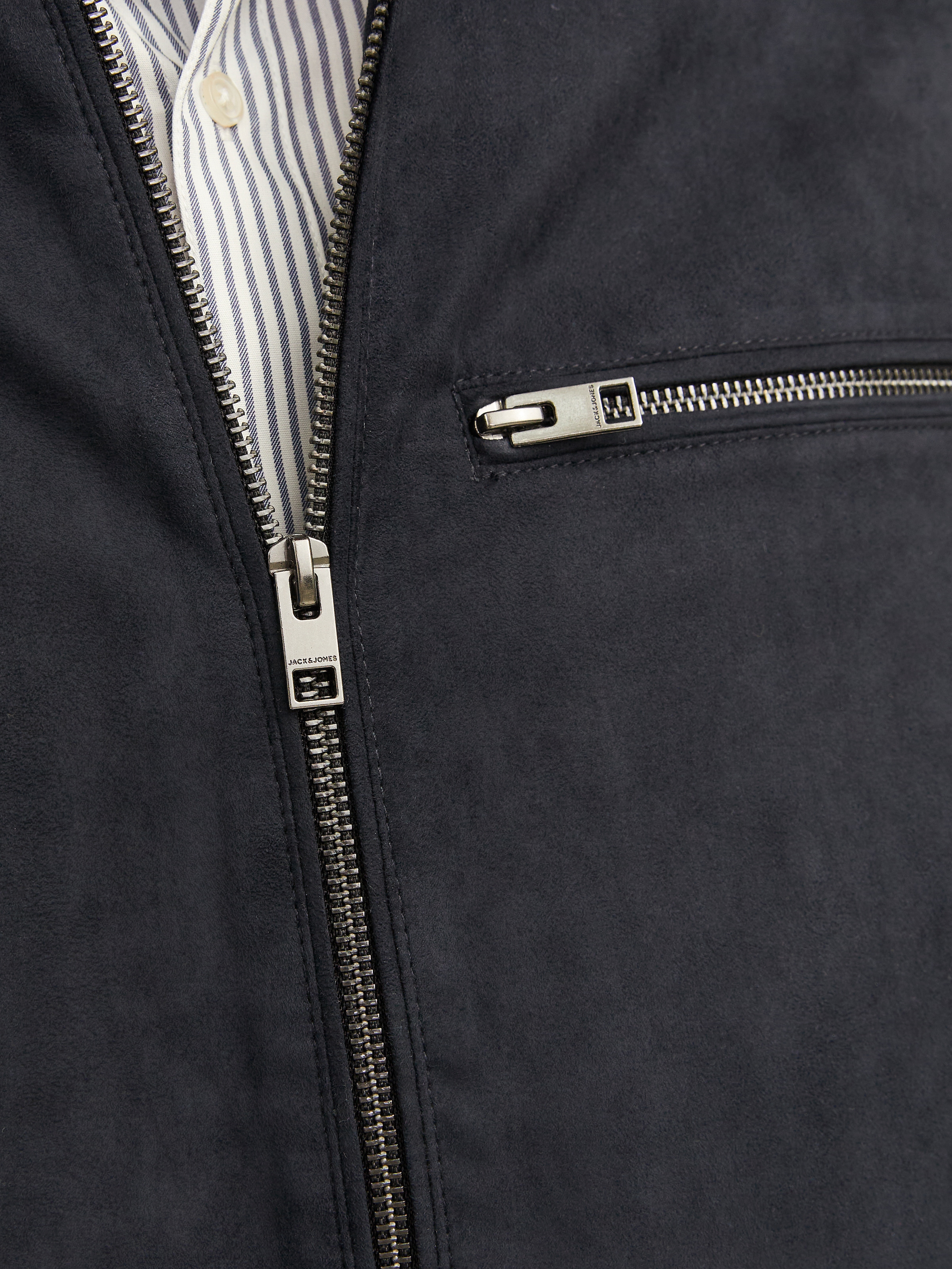 Jack & Jones Veste de motard »JJEDYLAN mit wasserabweisender Funktion« ohne Kapuze unifarben, modisch, regular fit, Polyester