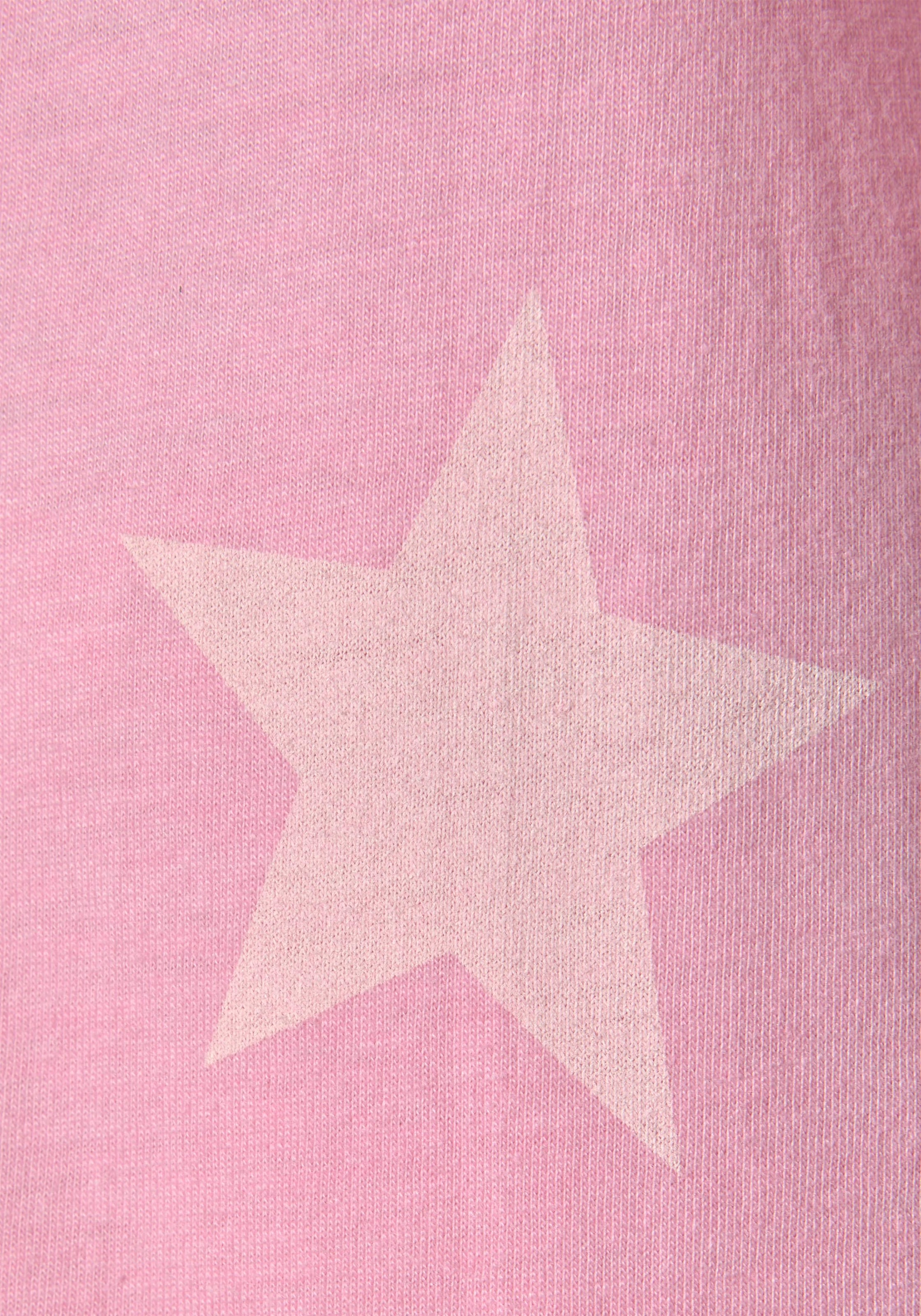 Arizona Pyjama, (4 tlg., melierter Stück), Optik 2 versandkostenfrei mit auf Sternen in