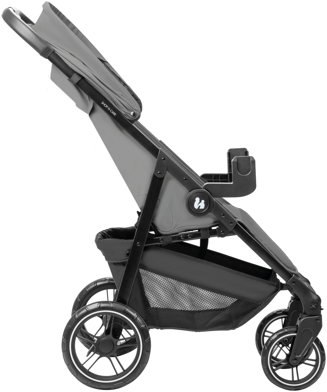 Hauck Kinder-Buggy »Shop N Care, Grey« 22 kg bis 22 kg belastbar; kompatibel mit Babyschale