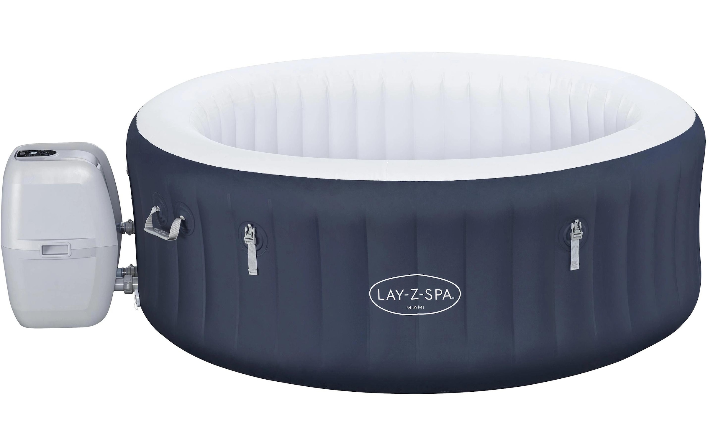 Bestway Jacuzzi »Miami AirJet Ø 180« Aufblasbarer, energieeffizienter Whirlpool für vier Personen