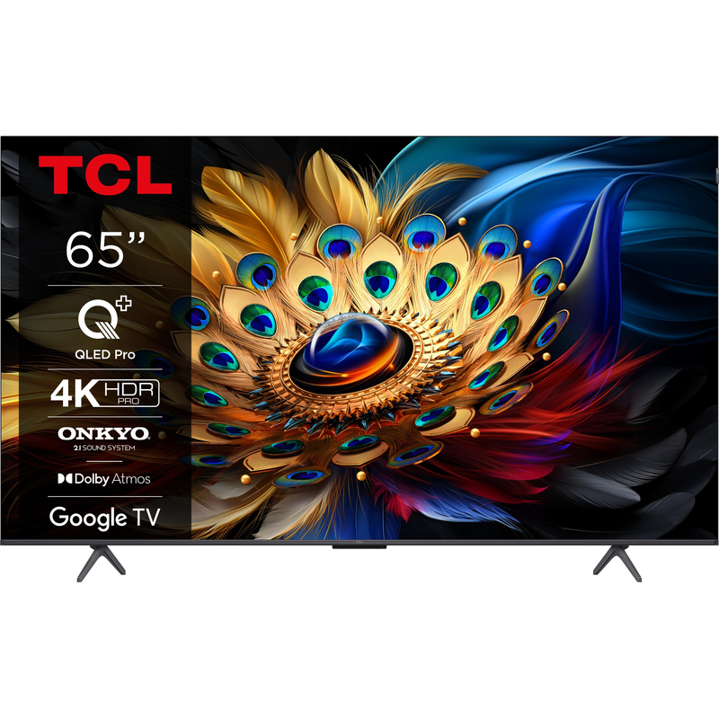 TCL , QLED-Fernseher »65C655« 164,45 cm/65 ′′ , schwarz , Google Play Store Apps