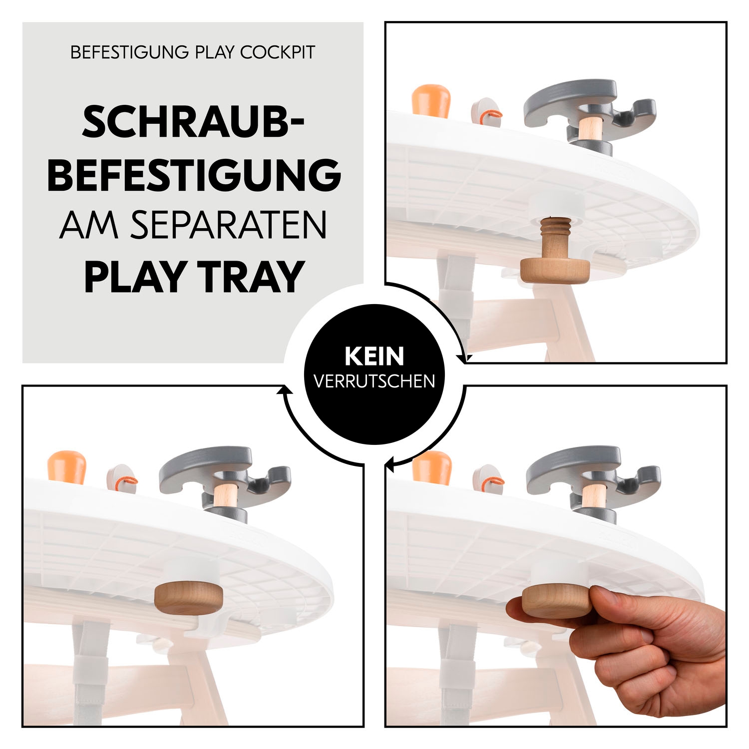 Hauck Motorikbrett »Play Cockpit für hauck Spielbrett Play Tray« FSC® - schützt Wald