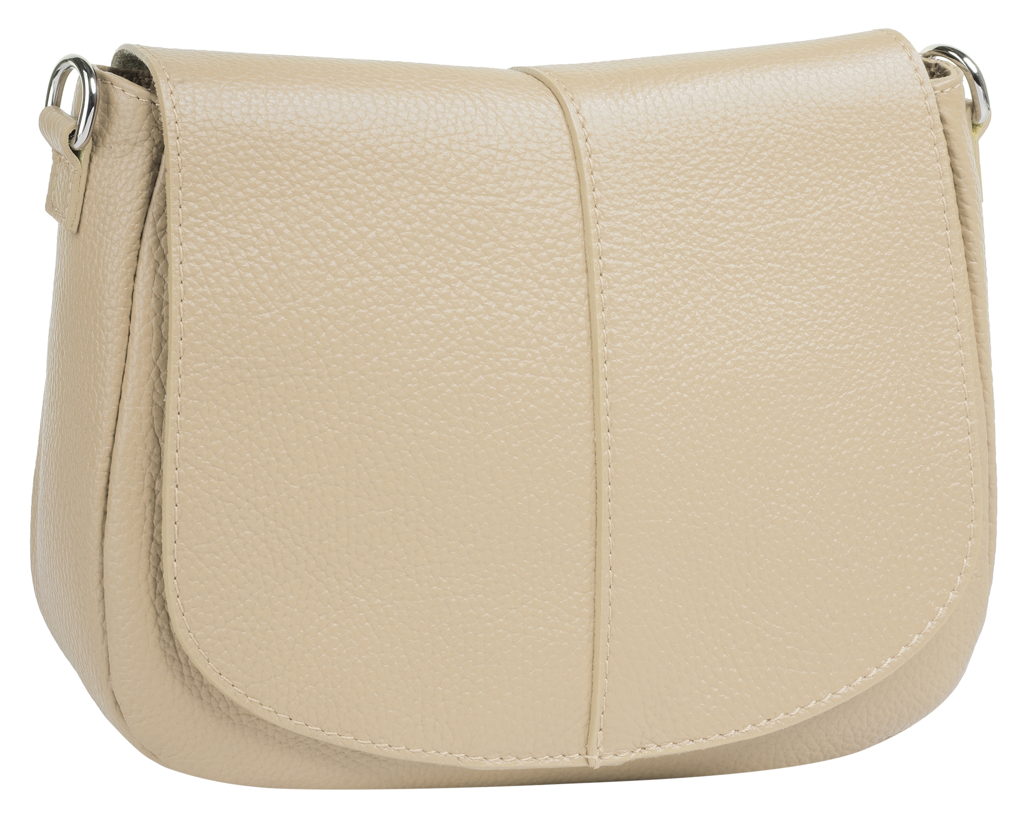 Cluty Umhängetasche, echt Leder, Made in Italy