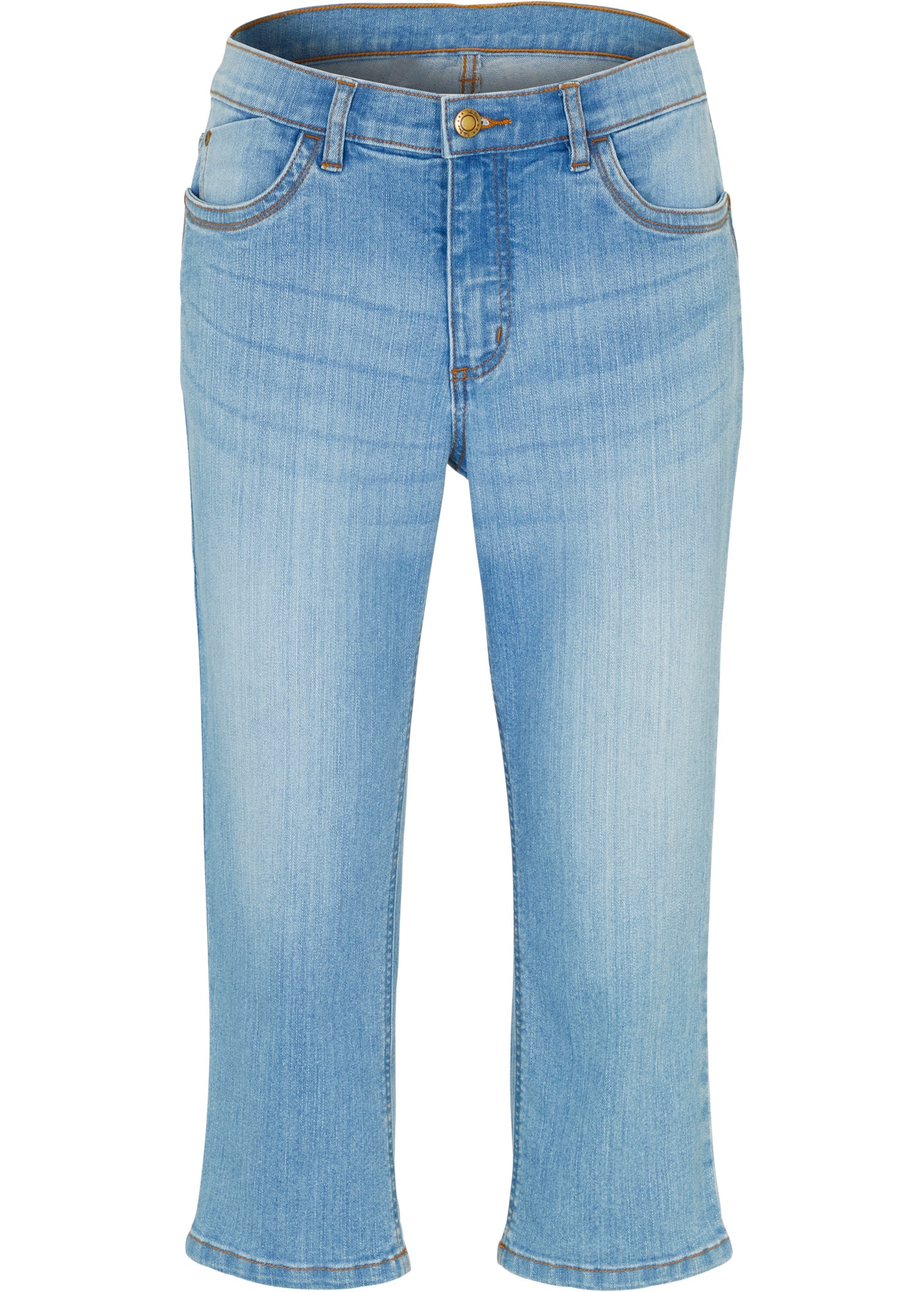 bonprix Caprijeans Slim Fit Passform, erhältlich in mehreren Grössen, mit Stretch-Anteil