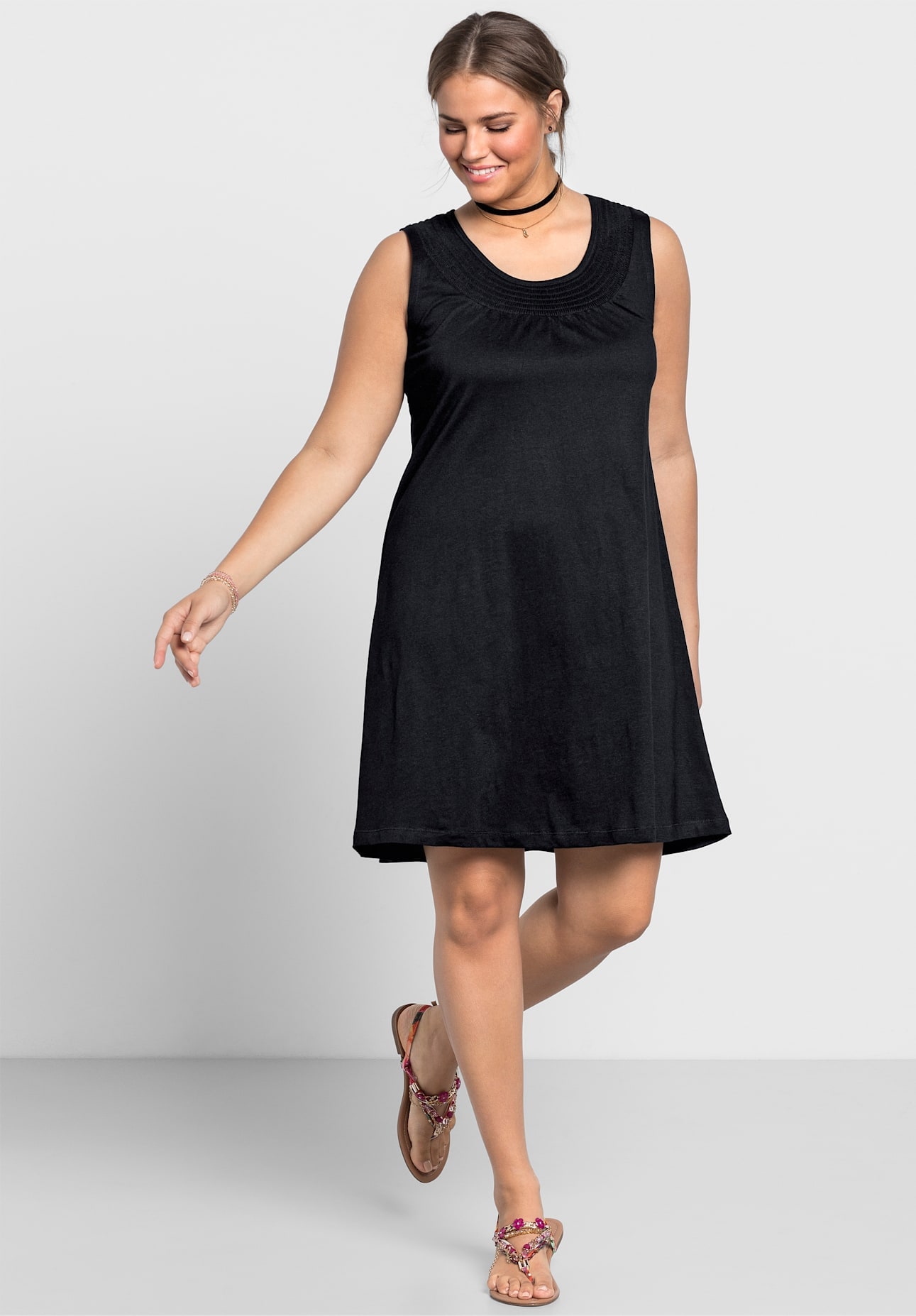 Sheego Jerseykleid »Jerseykleid«