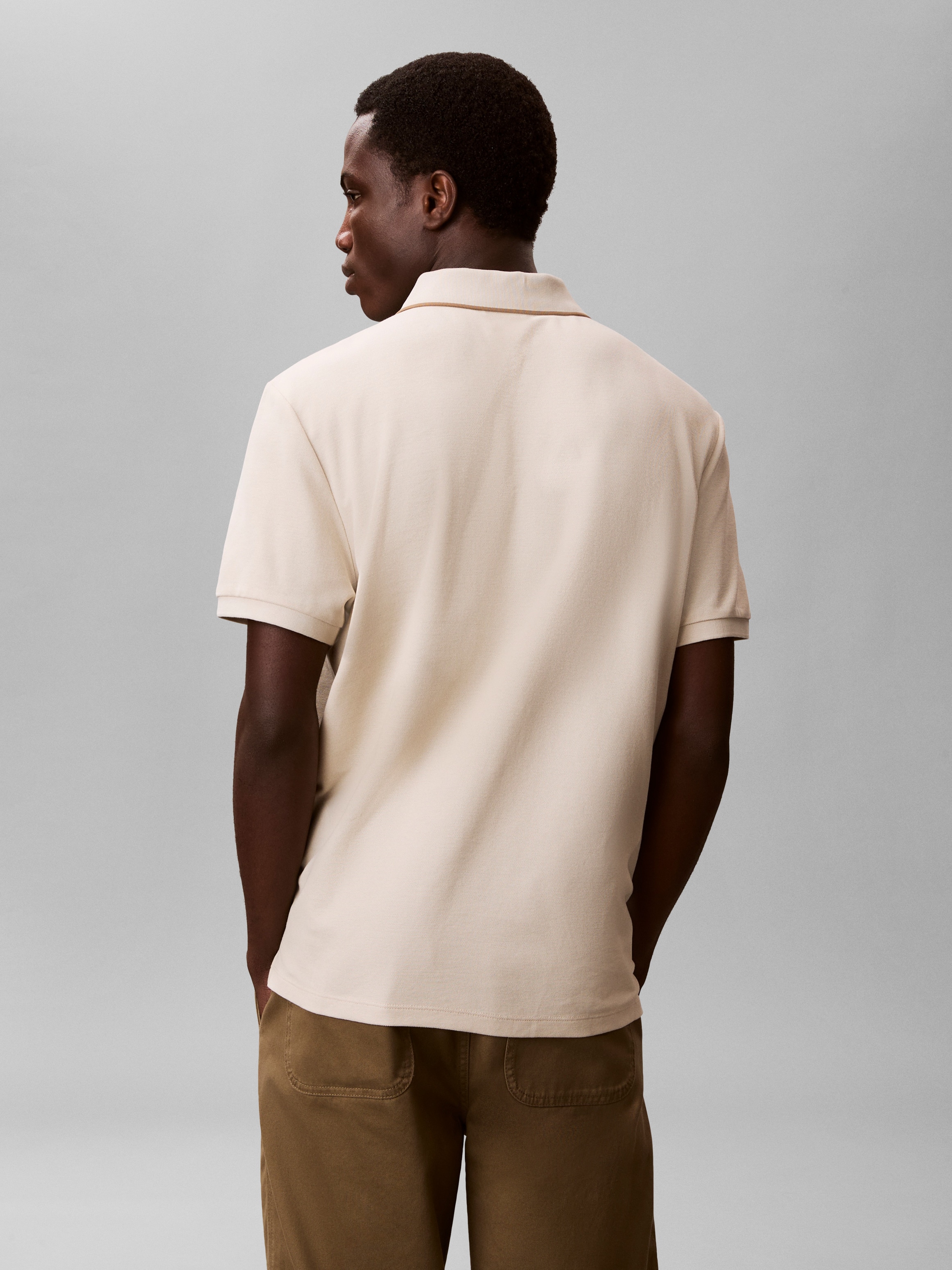 Calvin Klein Jeans Polo »SS RFND PQ TPPD CLSS« avec encolure ronde