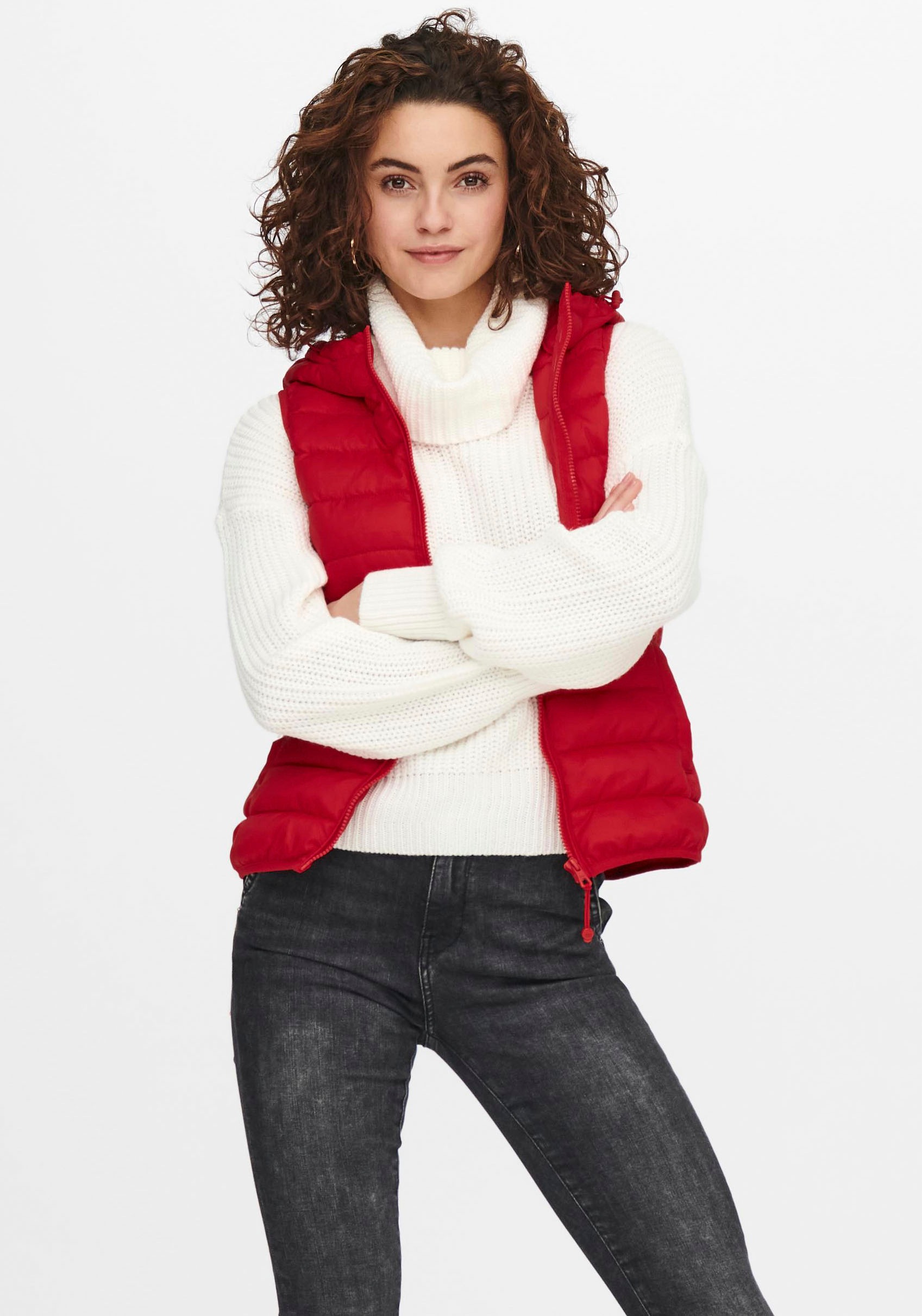 ONLY Steppweste »ONLNEWTAHOE HOOD WAISTCOAT OTW NOOS« kaufen