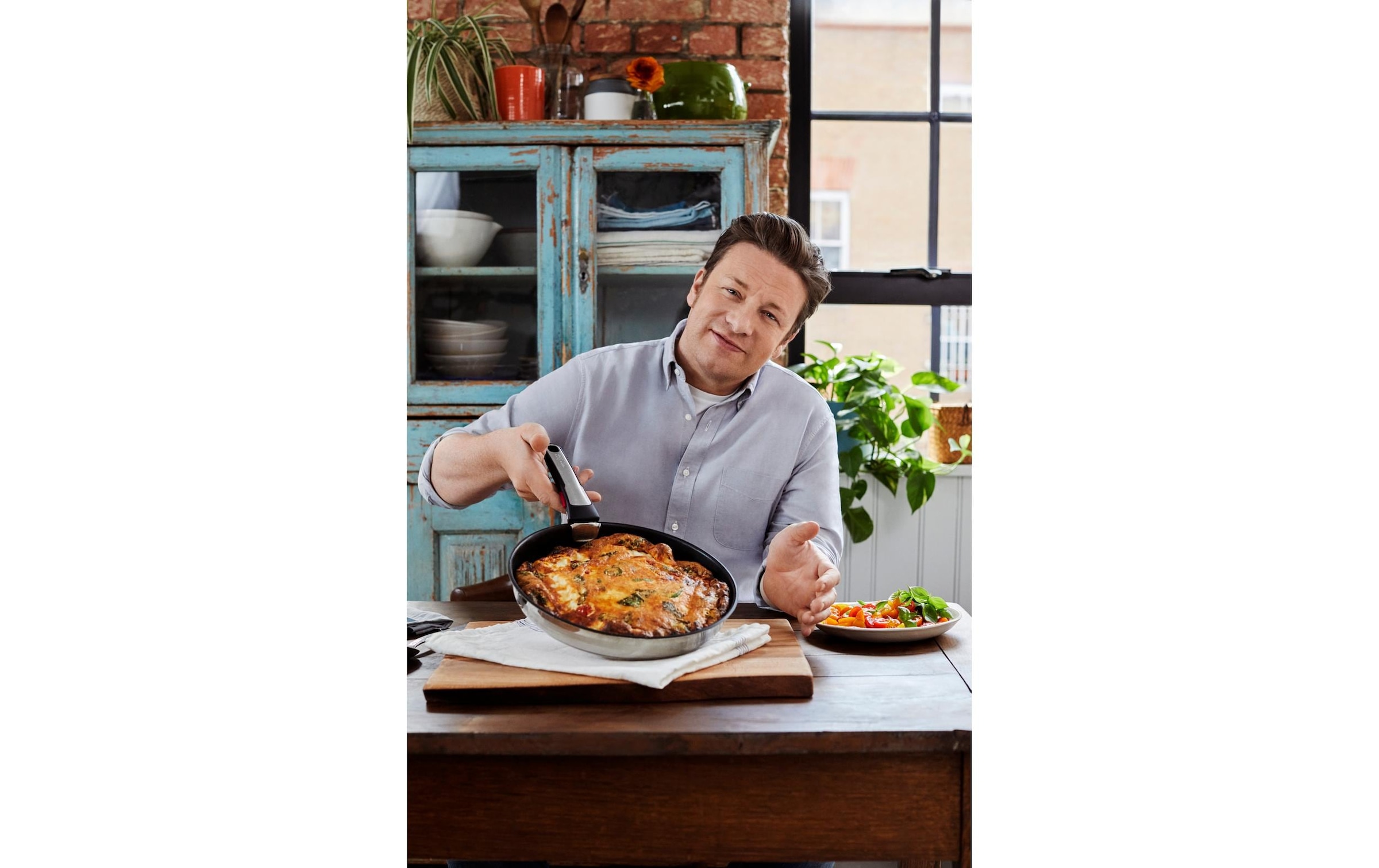 Tefal Pfannen-Set »Jamie Oliver Ingenio 9-teilig«, Edelstahl