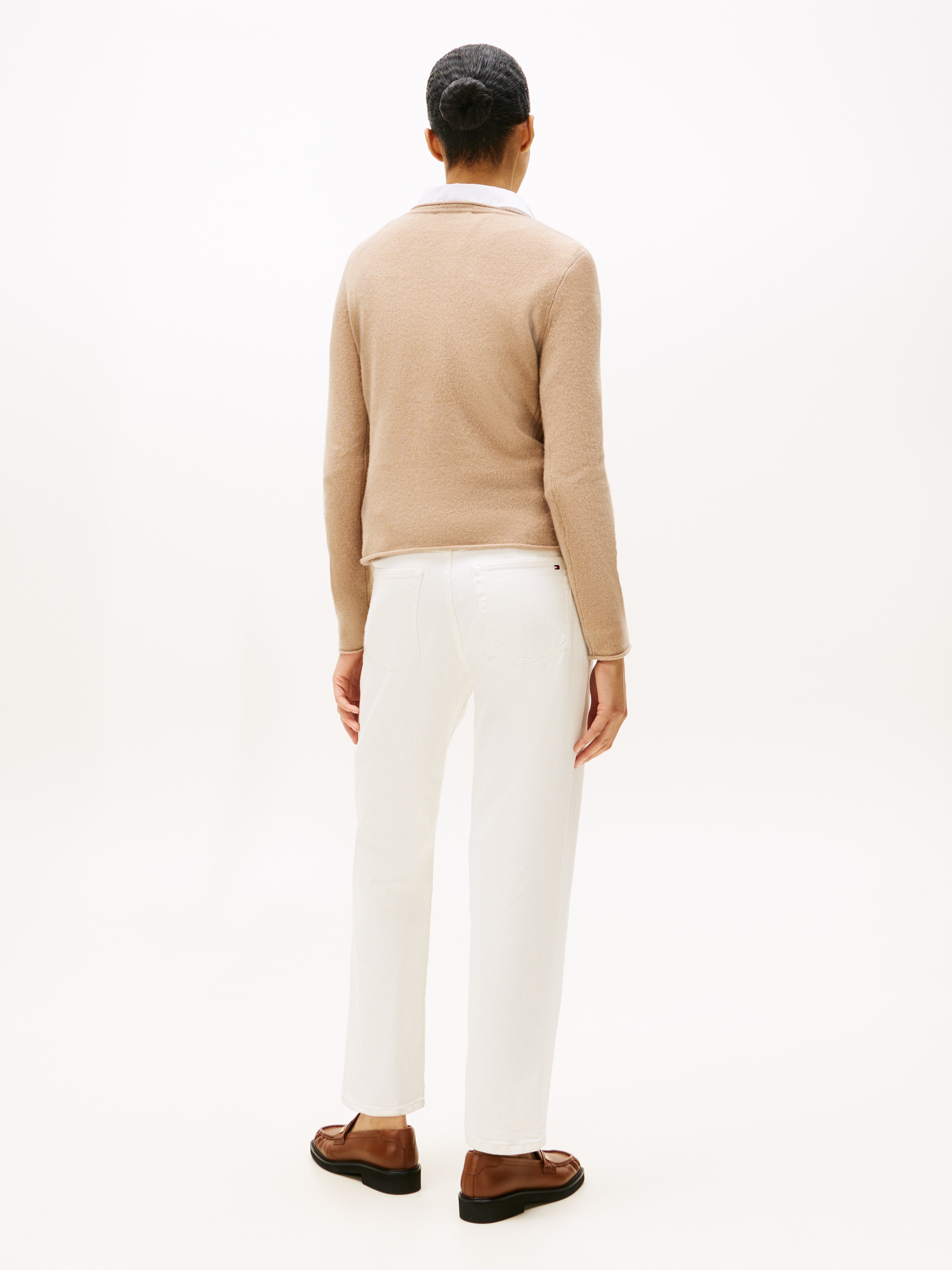 Tommy Hilfiger Strickpullover »SOFT WOOL V-NK SWEATER« aus reiner Wolle