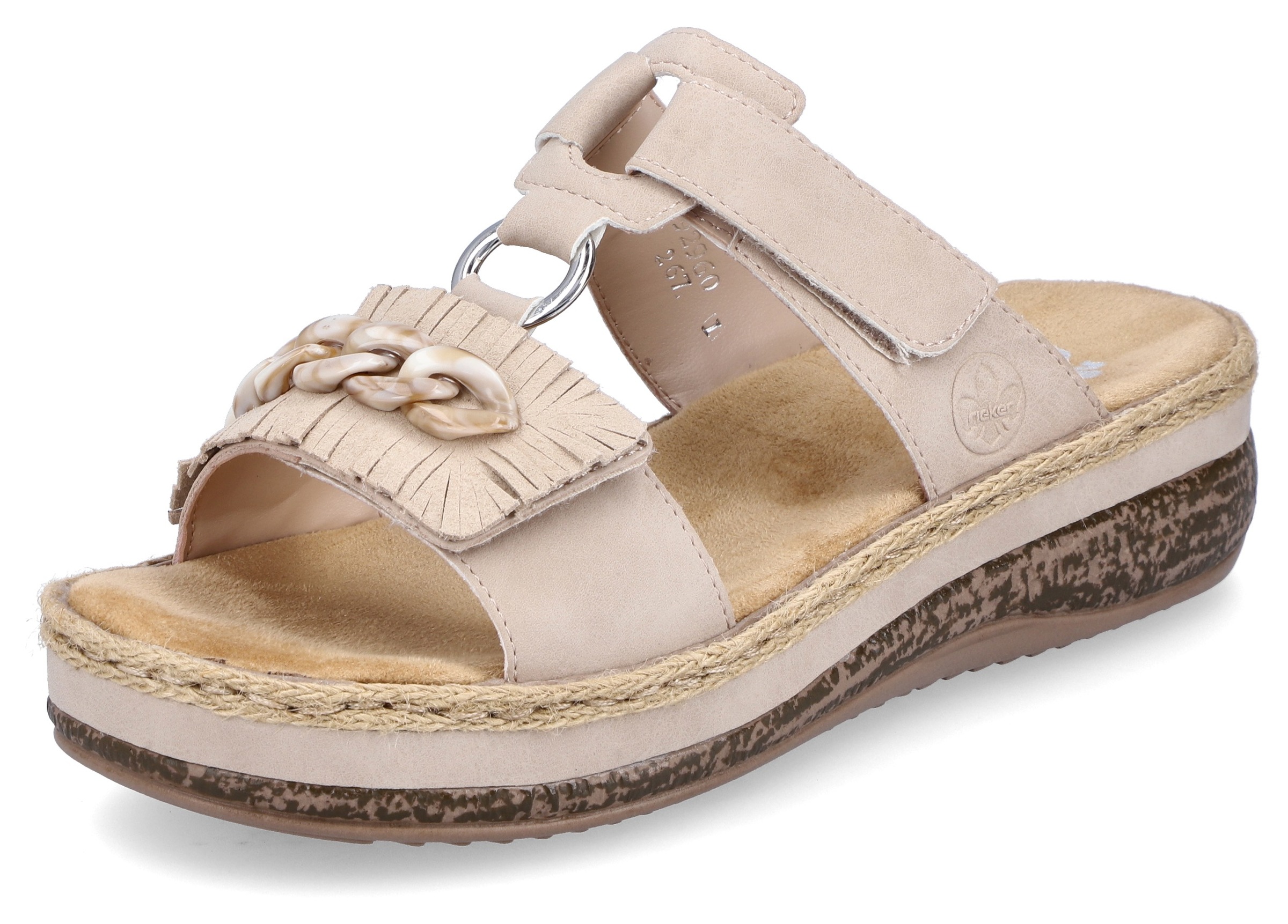 Image of Rieker Pantolette, mit trendiger Ketten-Applikation bei Ackermann Versand Schweiz