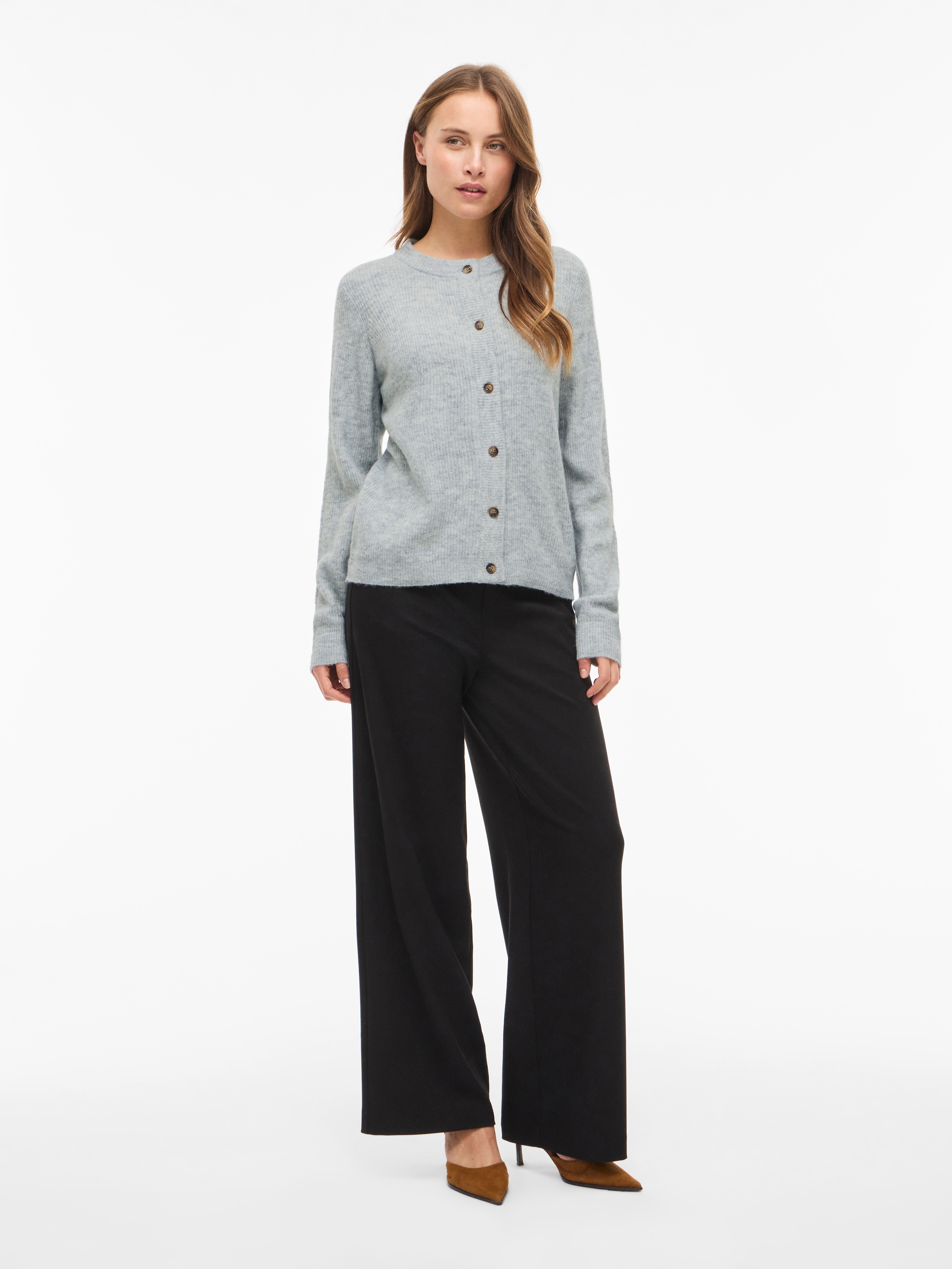 Vila Veste en tricot »VIVIOLI O-NECK RIB KNIT CARDIGAN-NOOS«