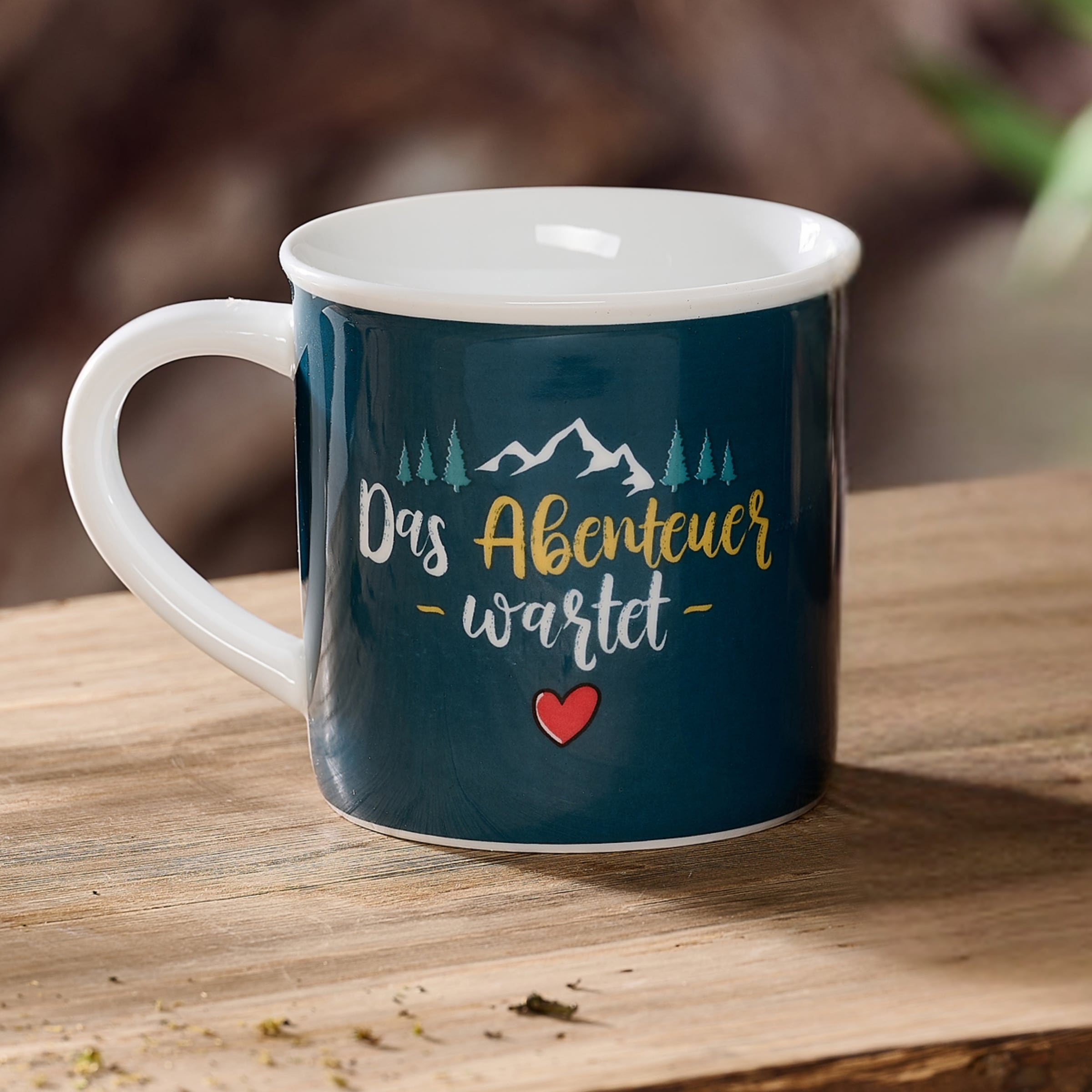 Ritzenhoff & Breker Becher »Camping« "Das Abenteuer wartet" - in Geschenkbanderole