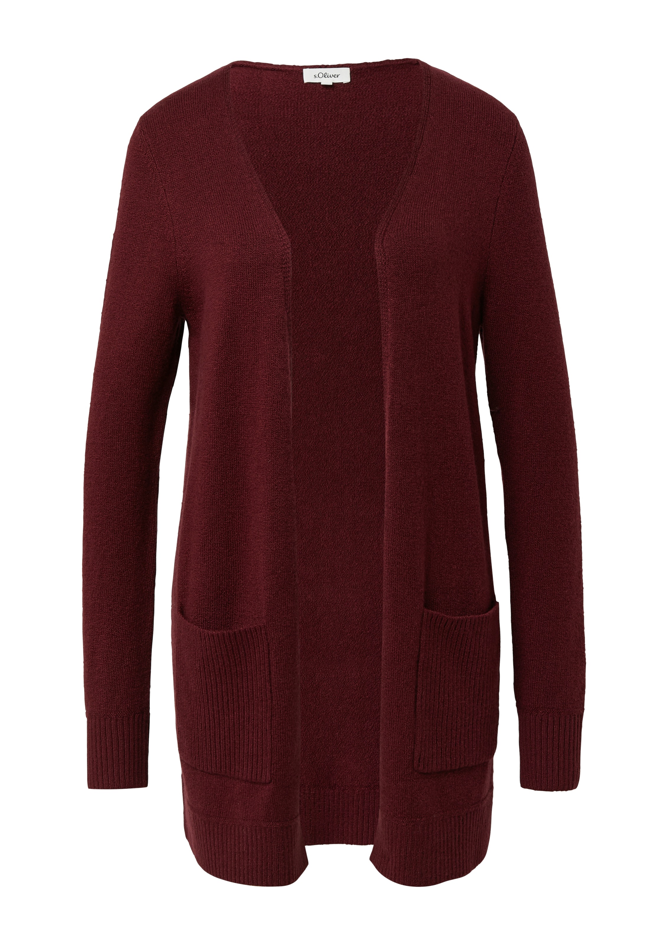 s.Oliver Veste en tricot avec poches appliquées