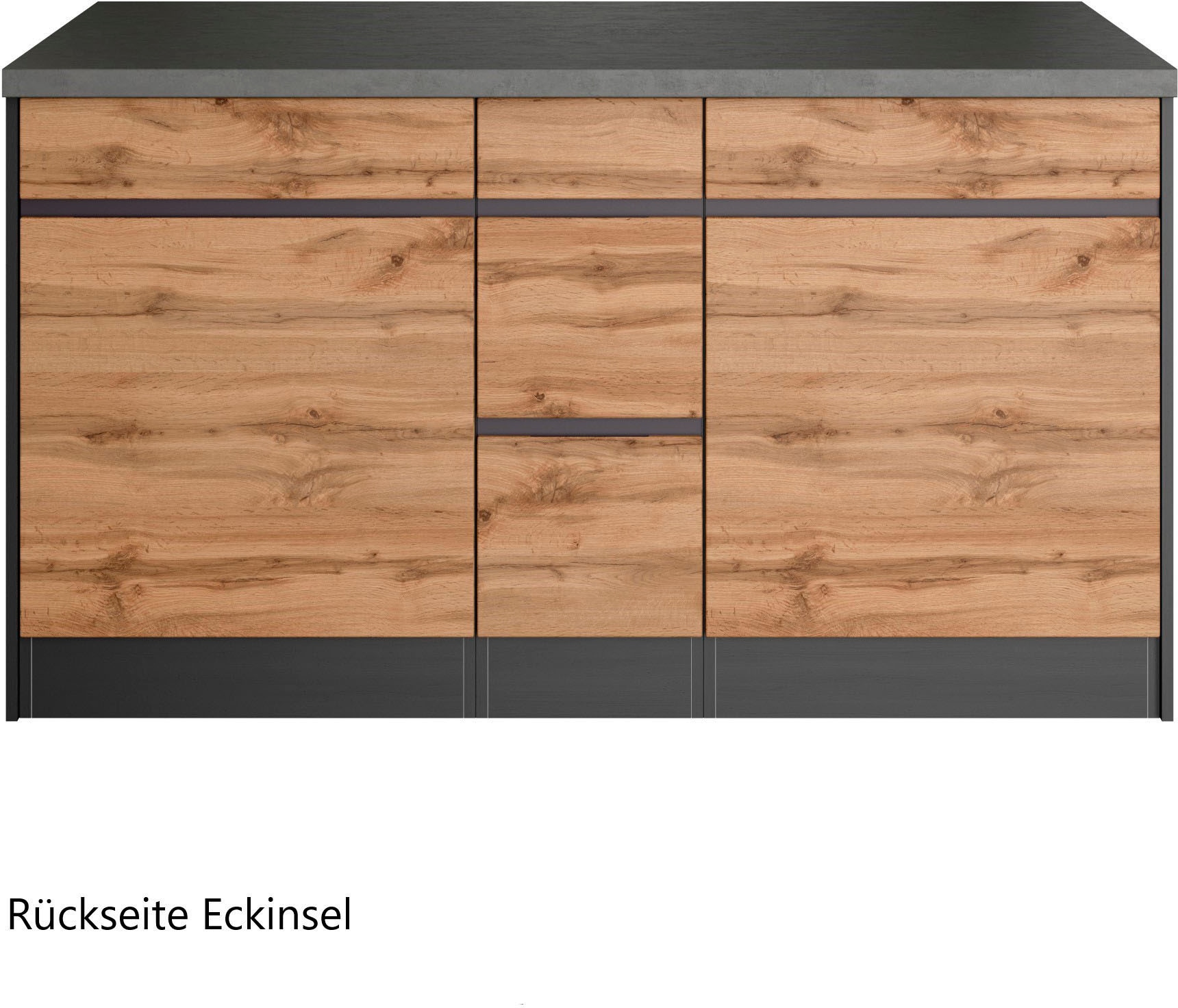 KOCHSTATION Cuisine d'angle »KS-Riesa« Largeur d'installation 490/153 cm, sans appareils électriques