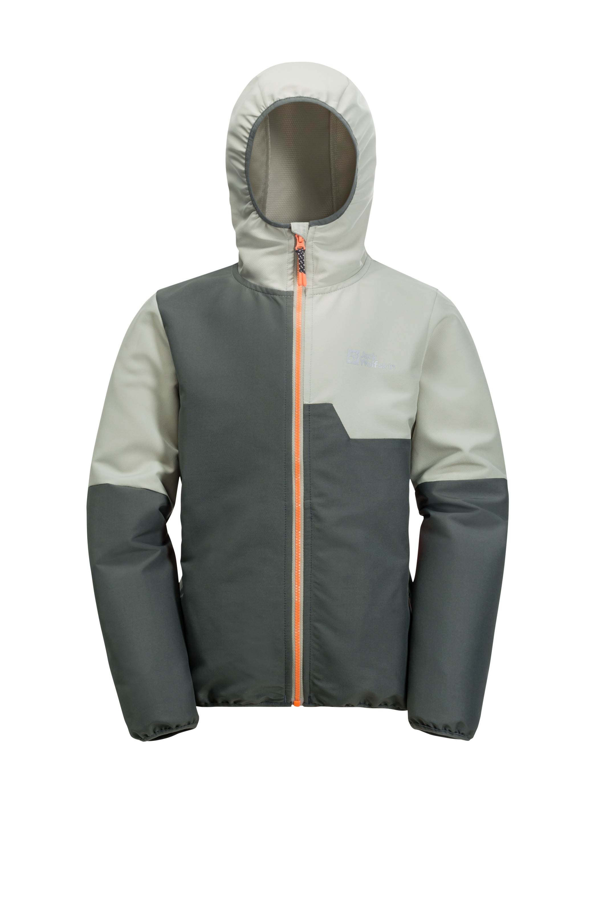 Jack Wolfskin Softshelljacke »TURBULENCE HOODED JKT K«, mit Kapuze, Kapuze: fest mit der Jacke verbunden