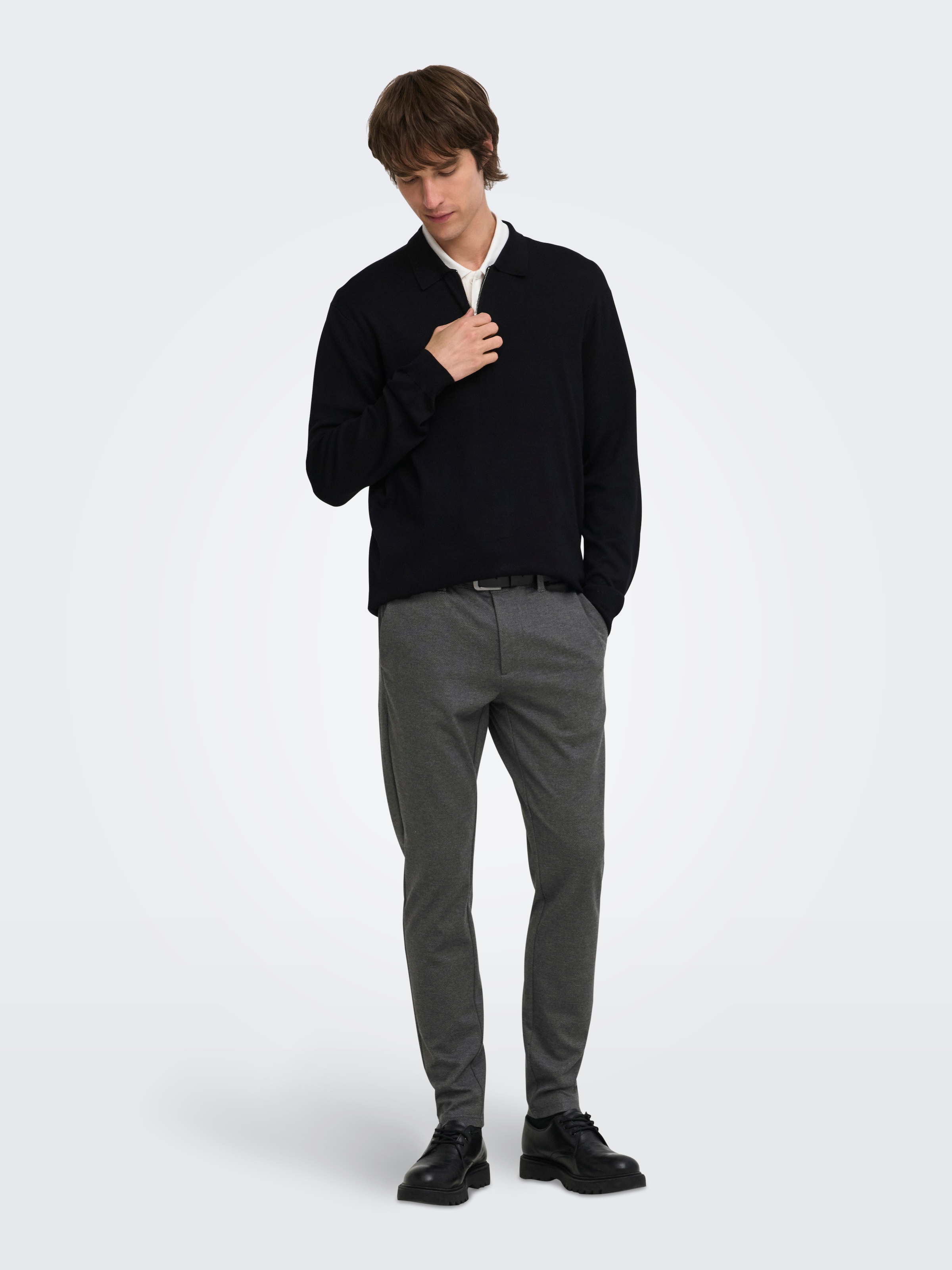 ONLY & SONS Chinos »ONSMARK SLIM TAP DITSY 2912 PANT NOOS«  mélange de viscose, coupe slim
