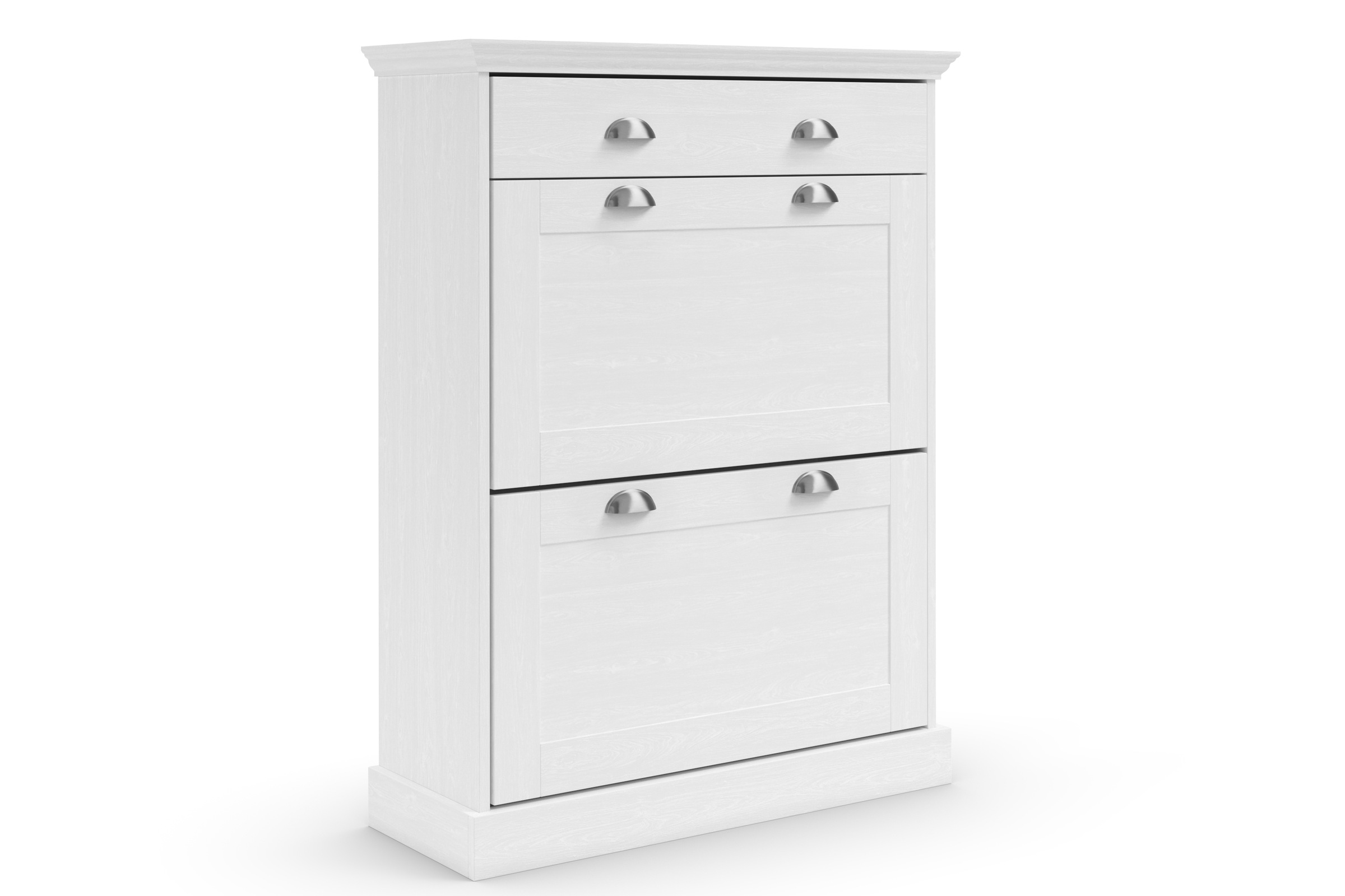 Image of GOODproduct Schuhschrank "Motala" mit 2 Klappen u. 1 Schublade, Platz für 12-14 paar Schuhe, Höhe 105 cm
