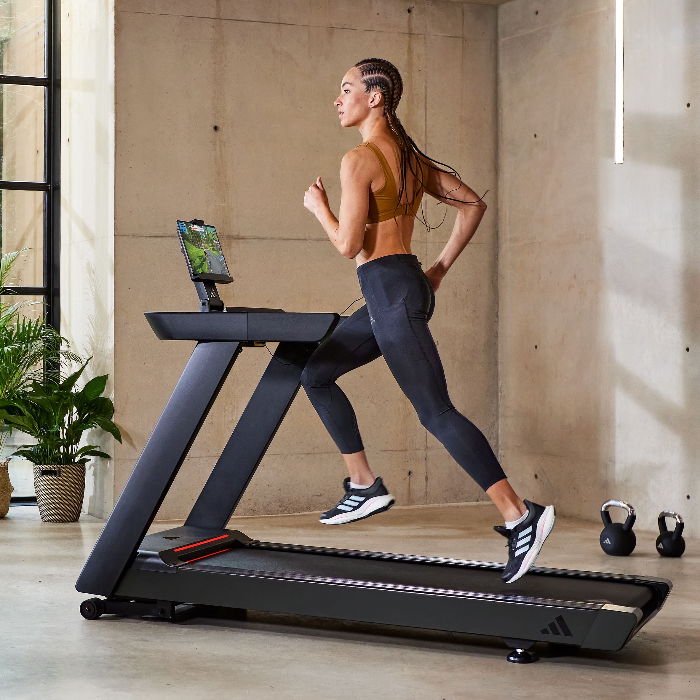 adidas Performance Tapis de course »Laufband T-23« bis max. 20 km/h, mit Steigung, 150 kg max. Benutzergewicht