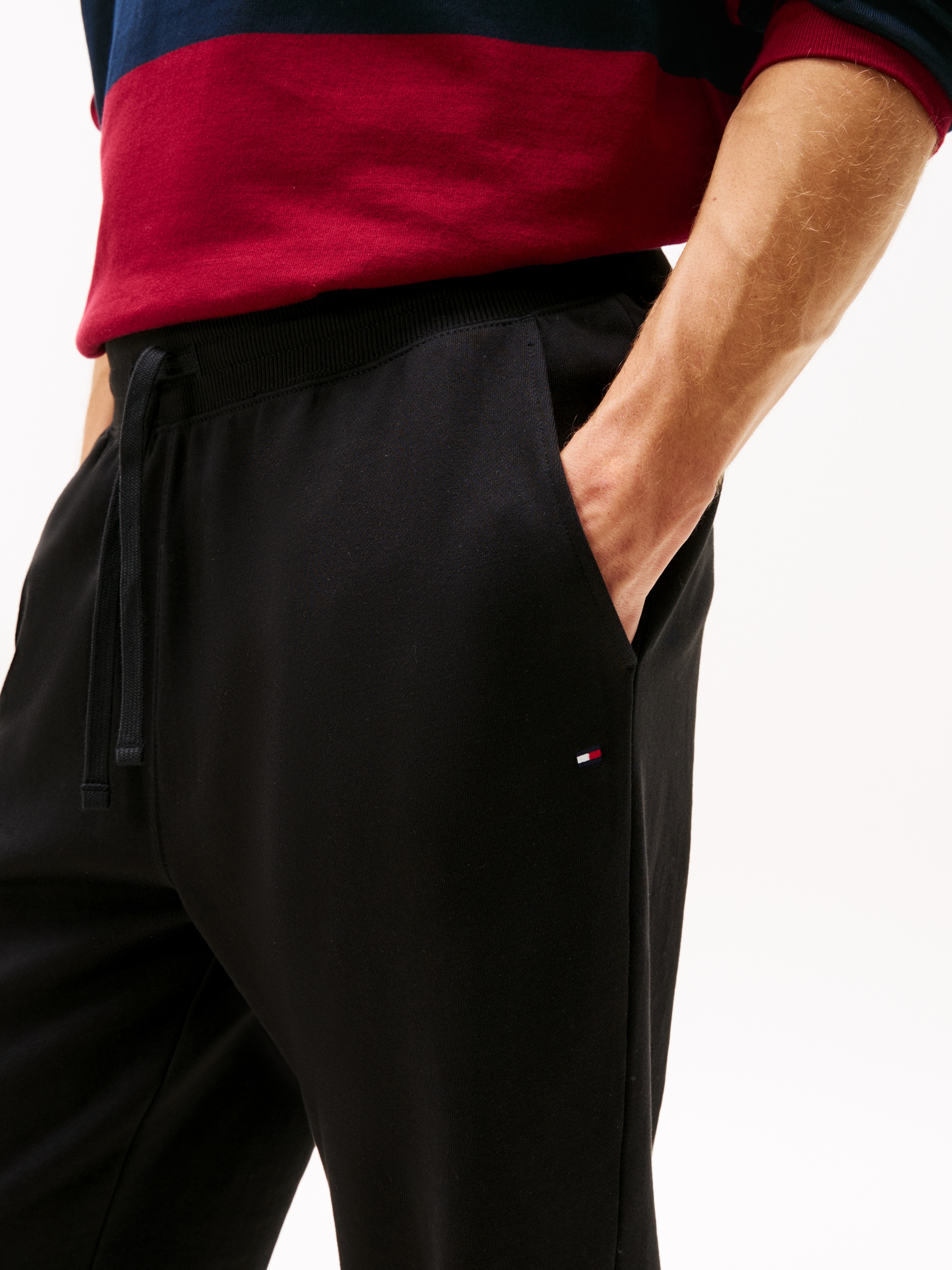 Tommy Hilfiger Jogginghose »ESSENTIAL TERRY«  elastischer Bund, regular fit, Bündchen am Bein