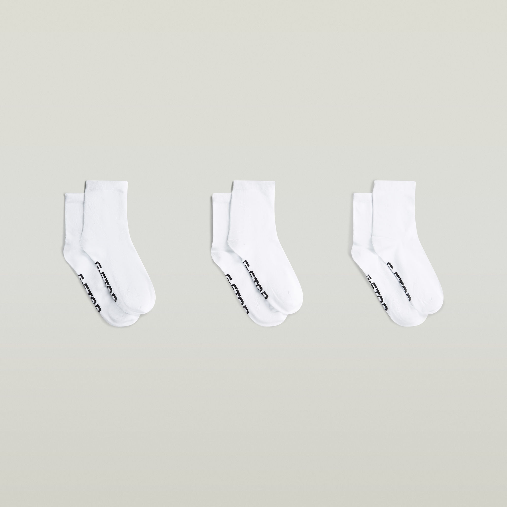 G-STAR Chaussettes courtes »SNOWFLAKE, 3 PACK ANKLET SOCKS« Paquet, 3 Couple tlg. uni