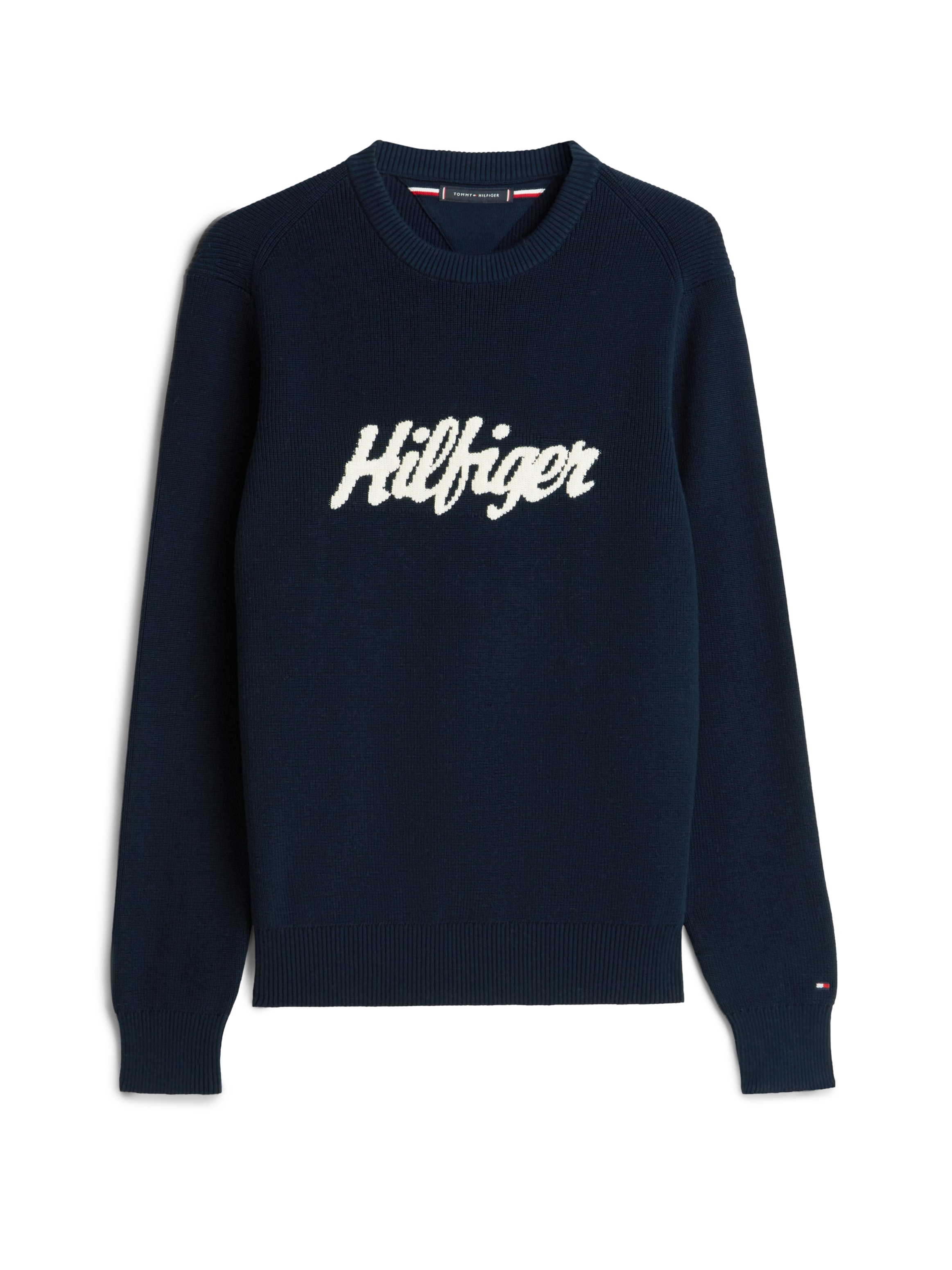 Tommy Hilfiger Rundhalspullover »SEASONAL GRAPHIC COTTON«