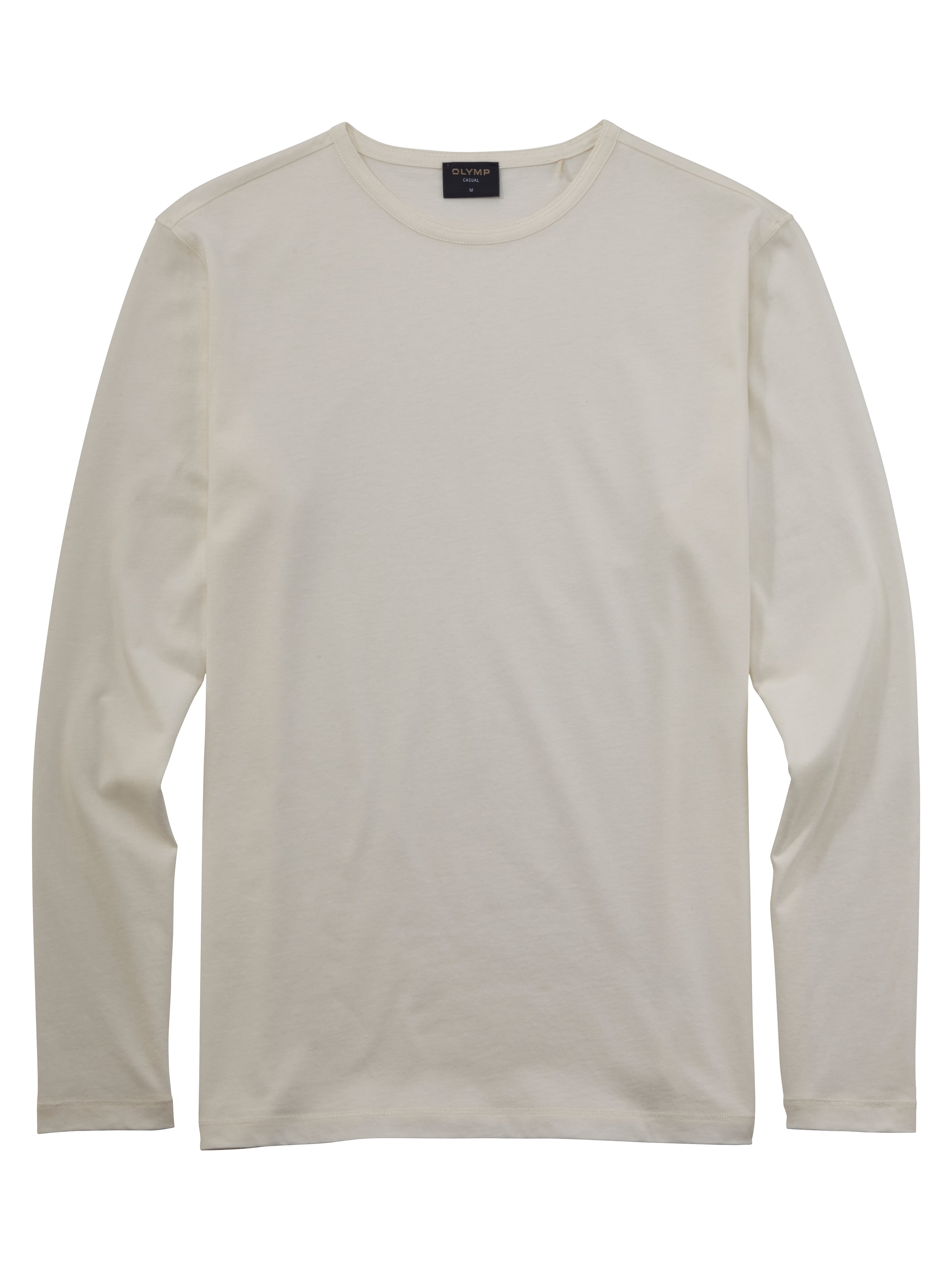 OLYMP T-shirt à manches longues Single Jersey, unifarben, regular fit, Rundhals, casual