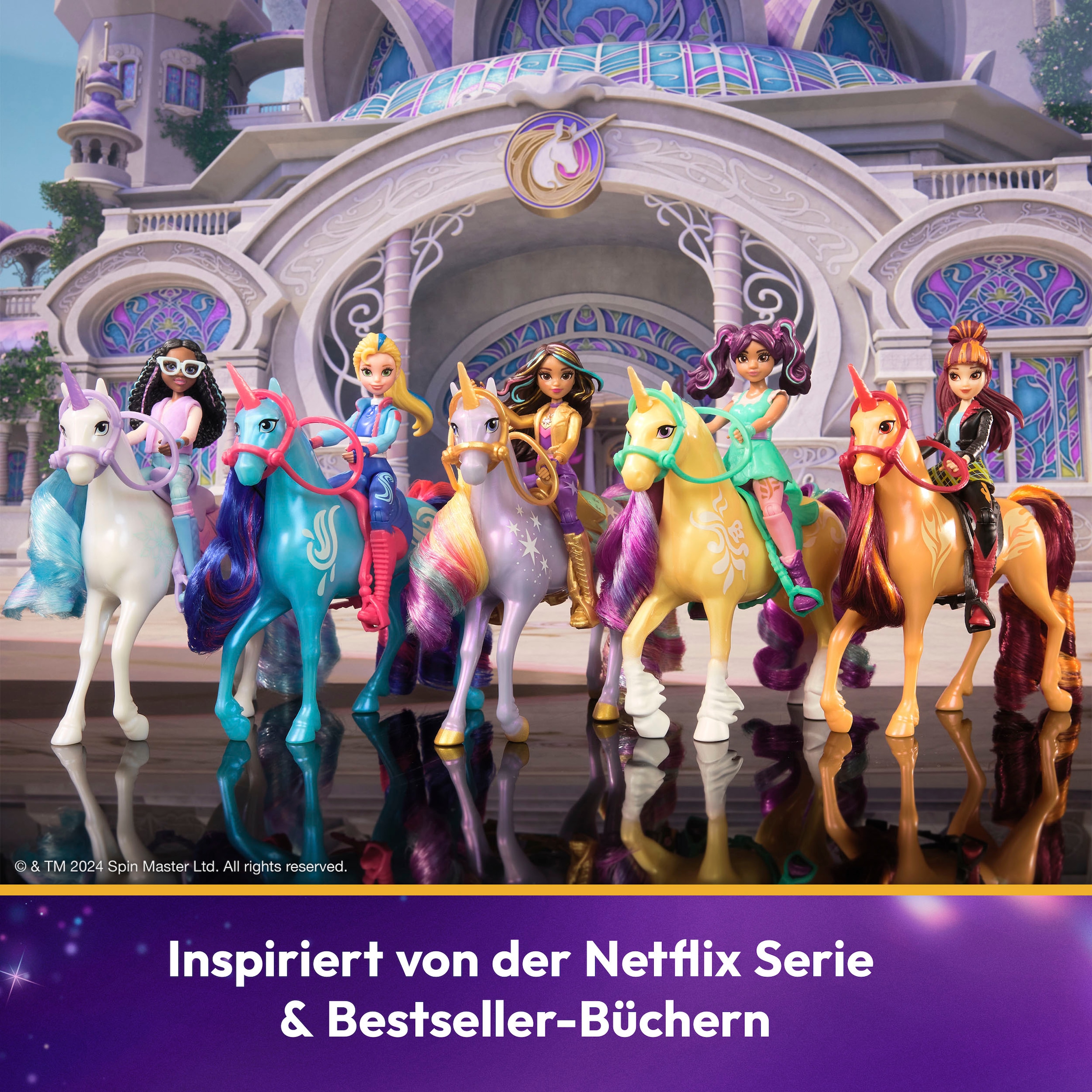 Spin Master Poupée à habiller »Unicorn Academy - Small Doll & Unicorn - Sophia & Light Magic Wildstar«