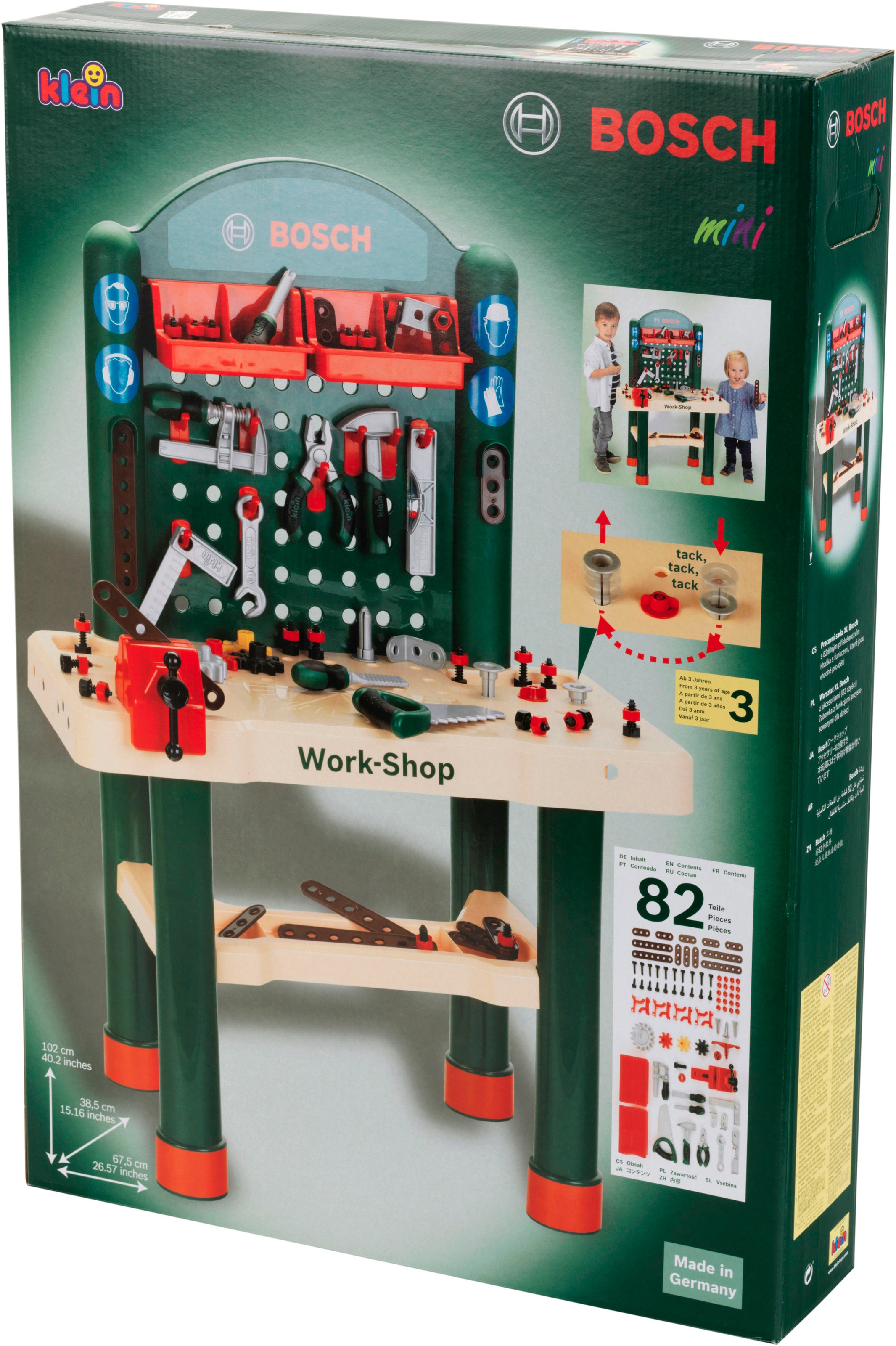 Klein Spielwerkbank »Bosch, Work-Shop«, (Set), Made in Germany