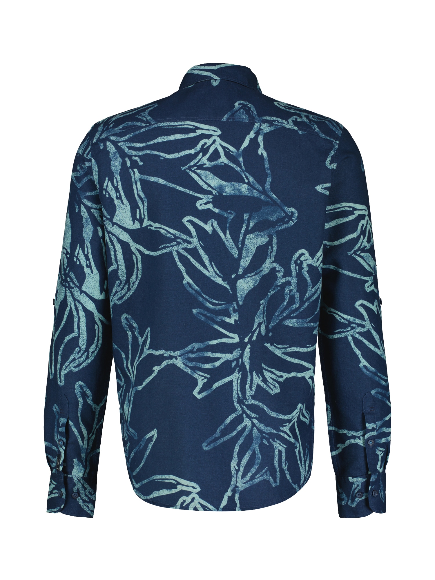 LERROS Chemise à manches longues »Herren Langarmhemd mit sommerlichem Alloverprint«