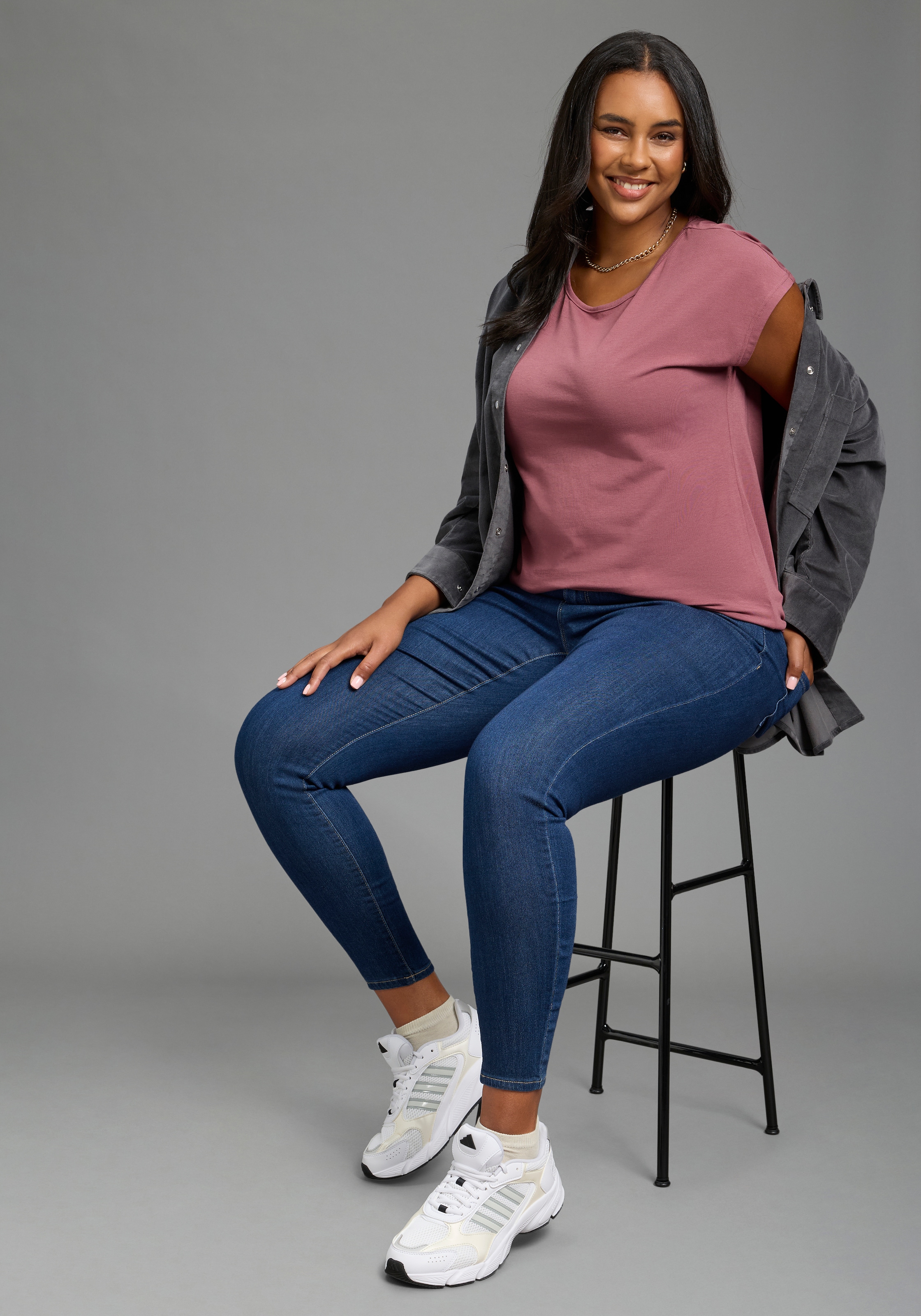 Laura Scott CURVE T-shirt de yoga »Grosse Grössen«