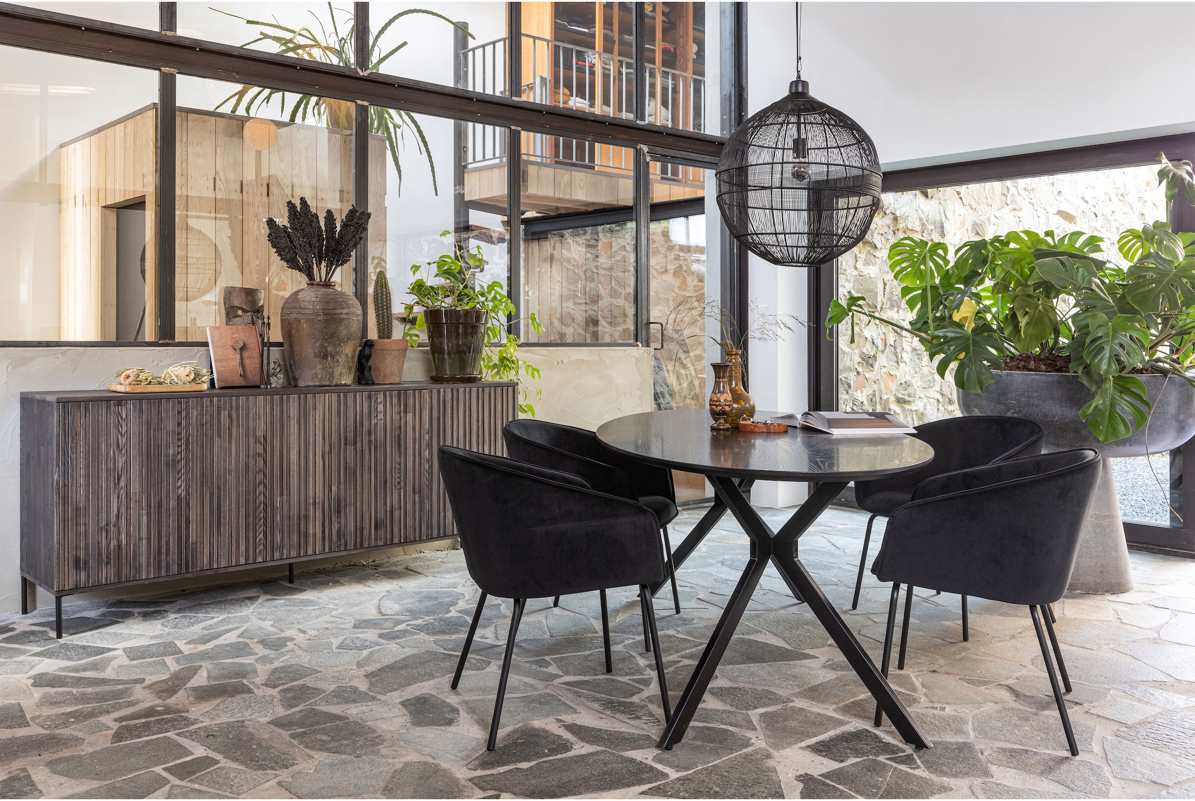 WOOOD Sideboard »Gravu« New Gravure Sideboard von WOOOD, elegantes Design und viel Stauraum