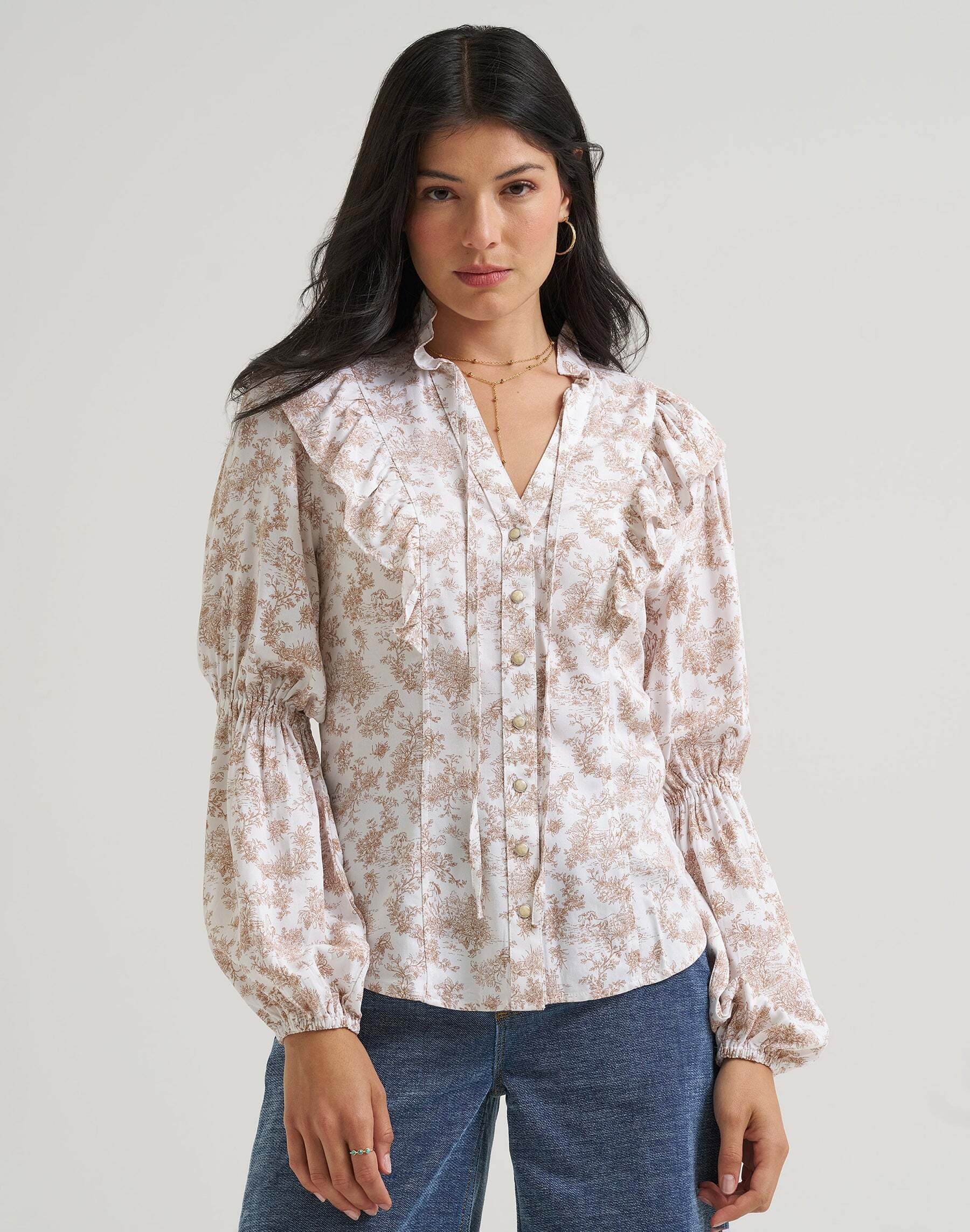 Image of Wrangler Langarmbluse "WRANGLER Langarmbluse Lainey"