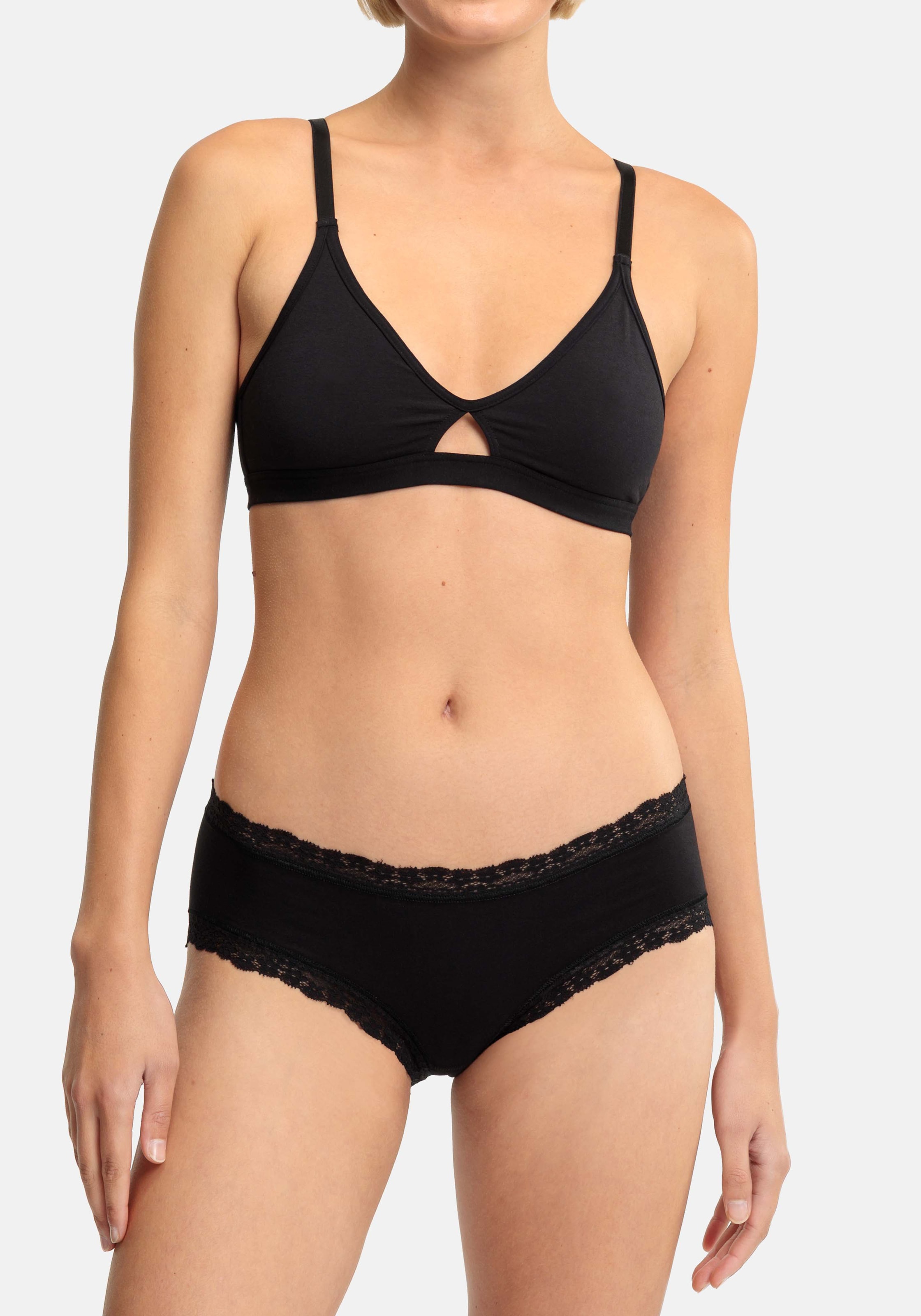 Image of Speidel Hüftslip "Young Basic" 2er Pack, bequem, weich, feminin, elastisch, mit Spitze, Baumwollmix