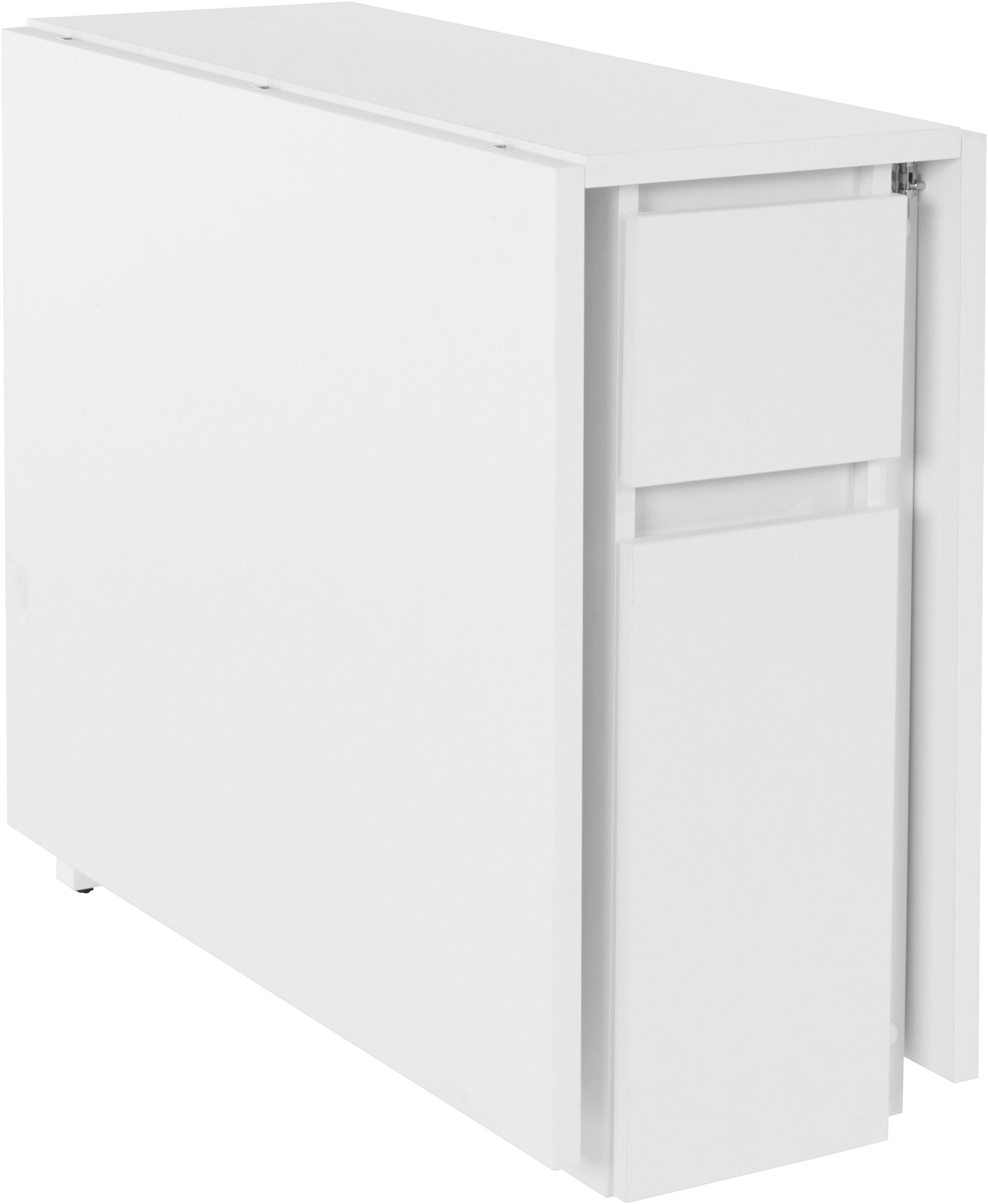 Woodman Esstisch »Jasper« mit einer rechteckigen Tischplatte und Auszugsfunktion, Breite 90 cm