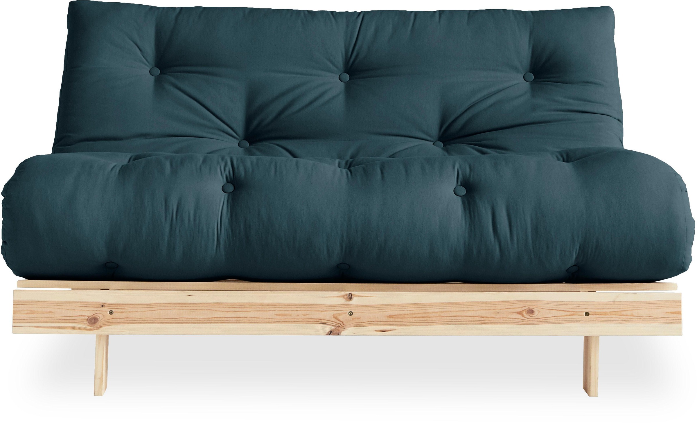 Karup Design Daybett "Roots Sofa Bed, Schlafsofa, Bettfunktion, FSC-Massivholz," Inkl. Futonmatratze, Made in Europe, langlebig, B: 140 oder 160 cm