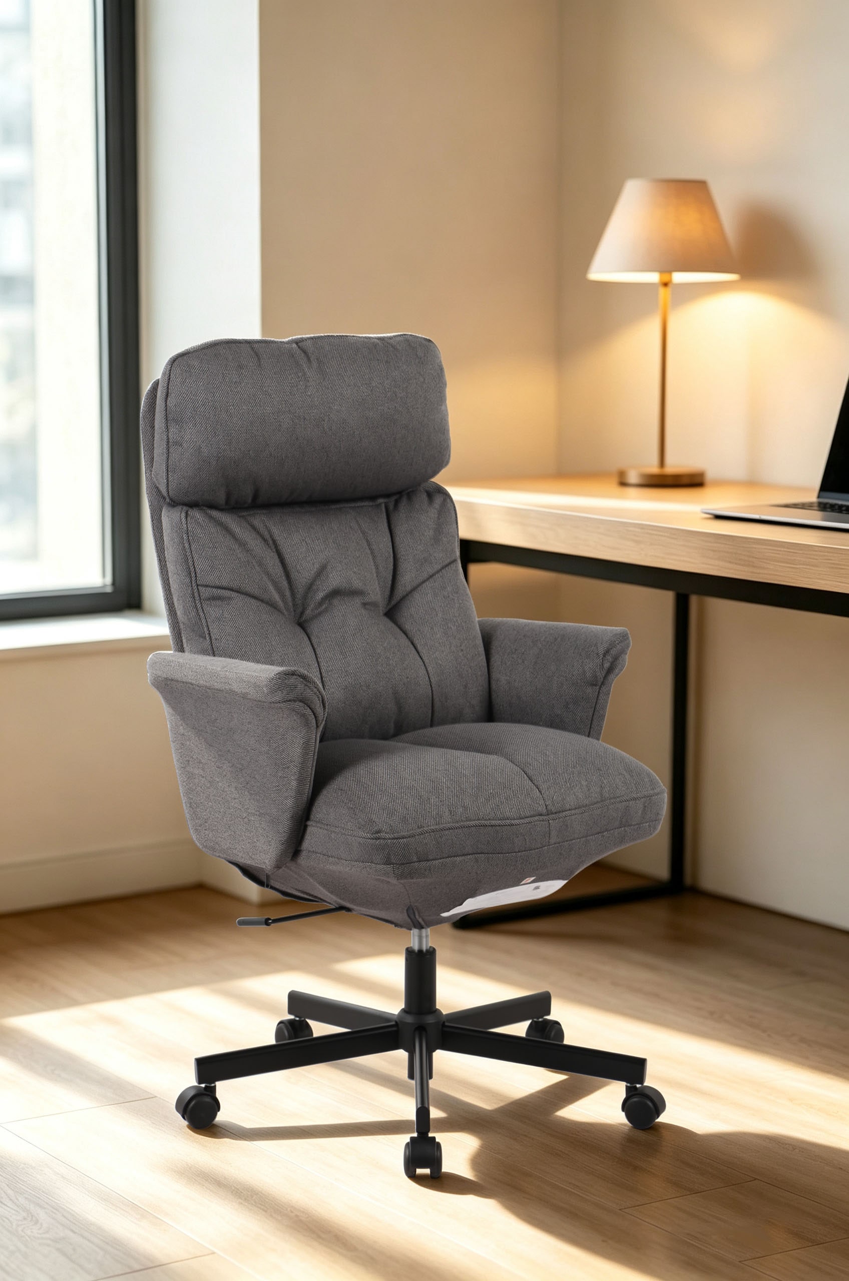 GOODproduct Chefsessel »Emmelie« () komfortable Polsterung, ergonomisch geformte Armlehnen