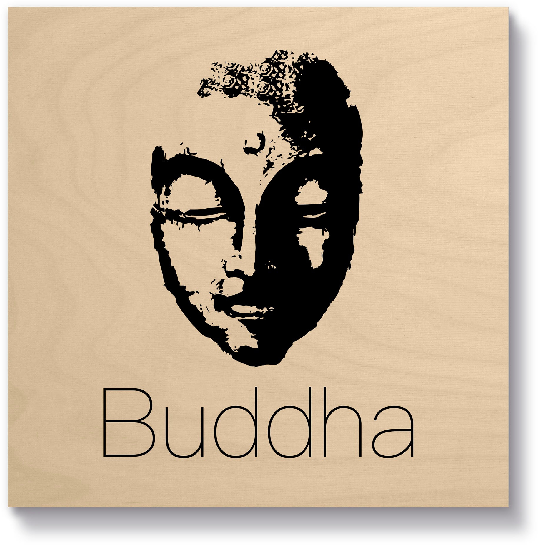 Image of Artland Holzbild »Buddha«, Sprüche & Texte, (1 St.) bei Ackermann Versand Schweiz